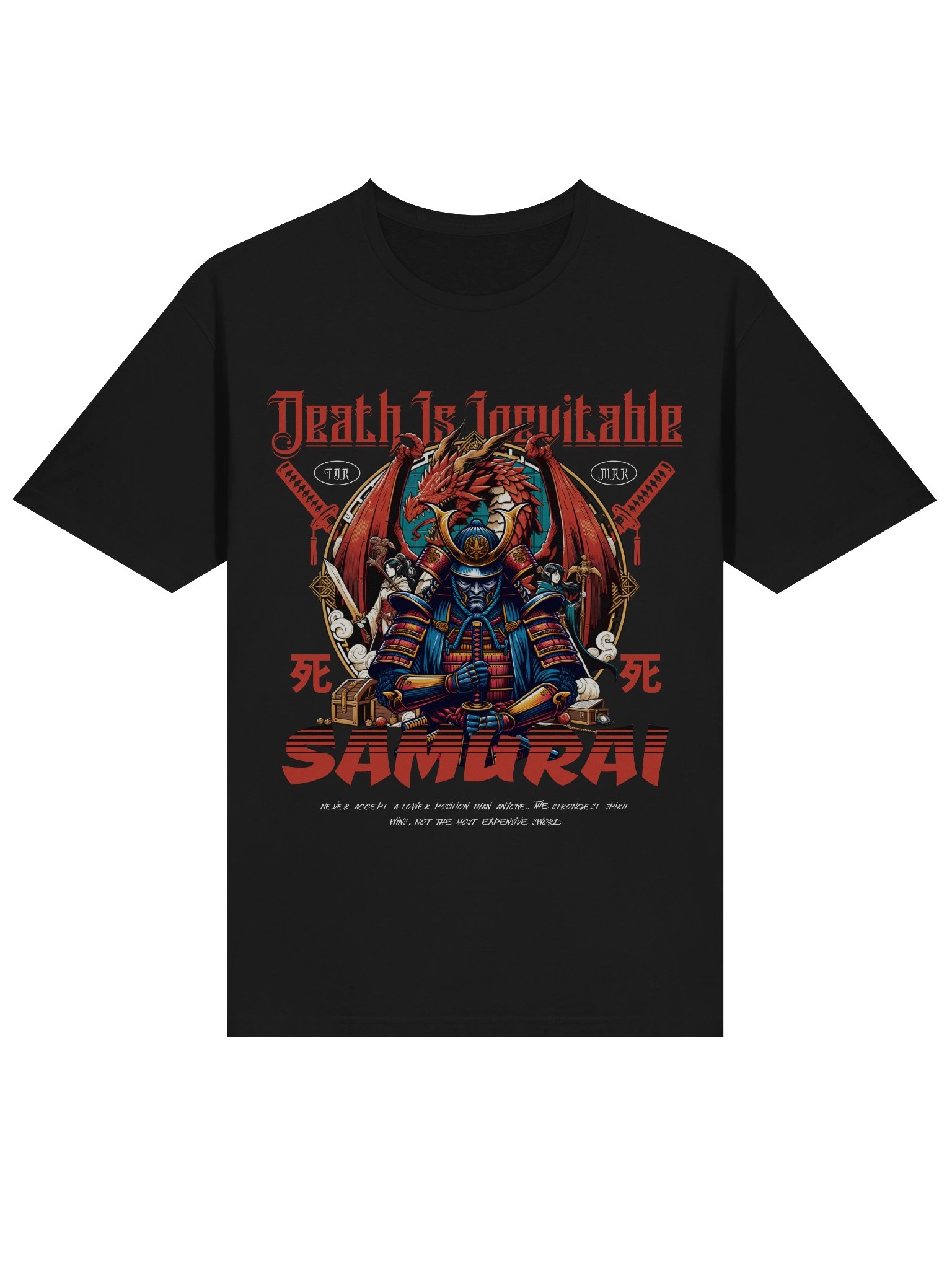 Death Is Inevitable Samurai T-Shirt - Gildan Softstyle product image (2)