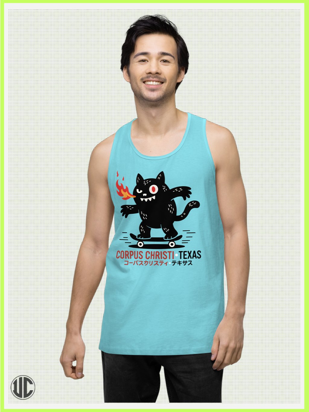 Corpus Christi Skater – Men’s Tank Top product image (3)