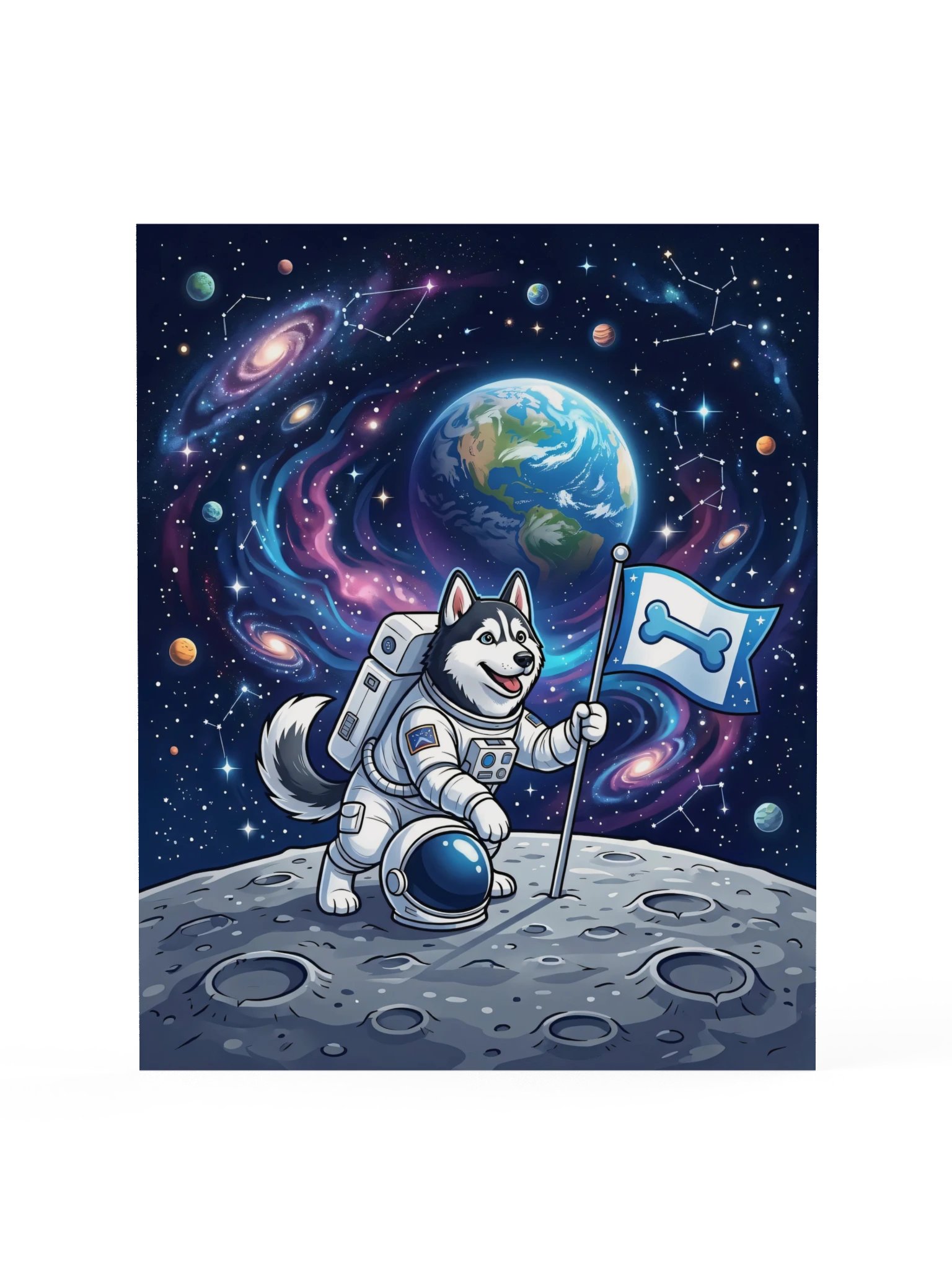 Moonwalk Husky Poster product image (15)