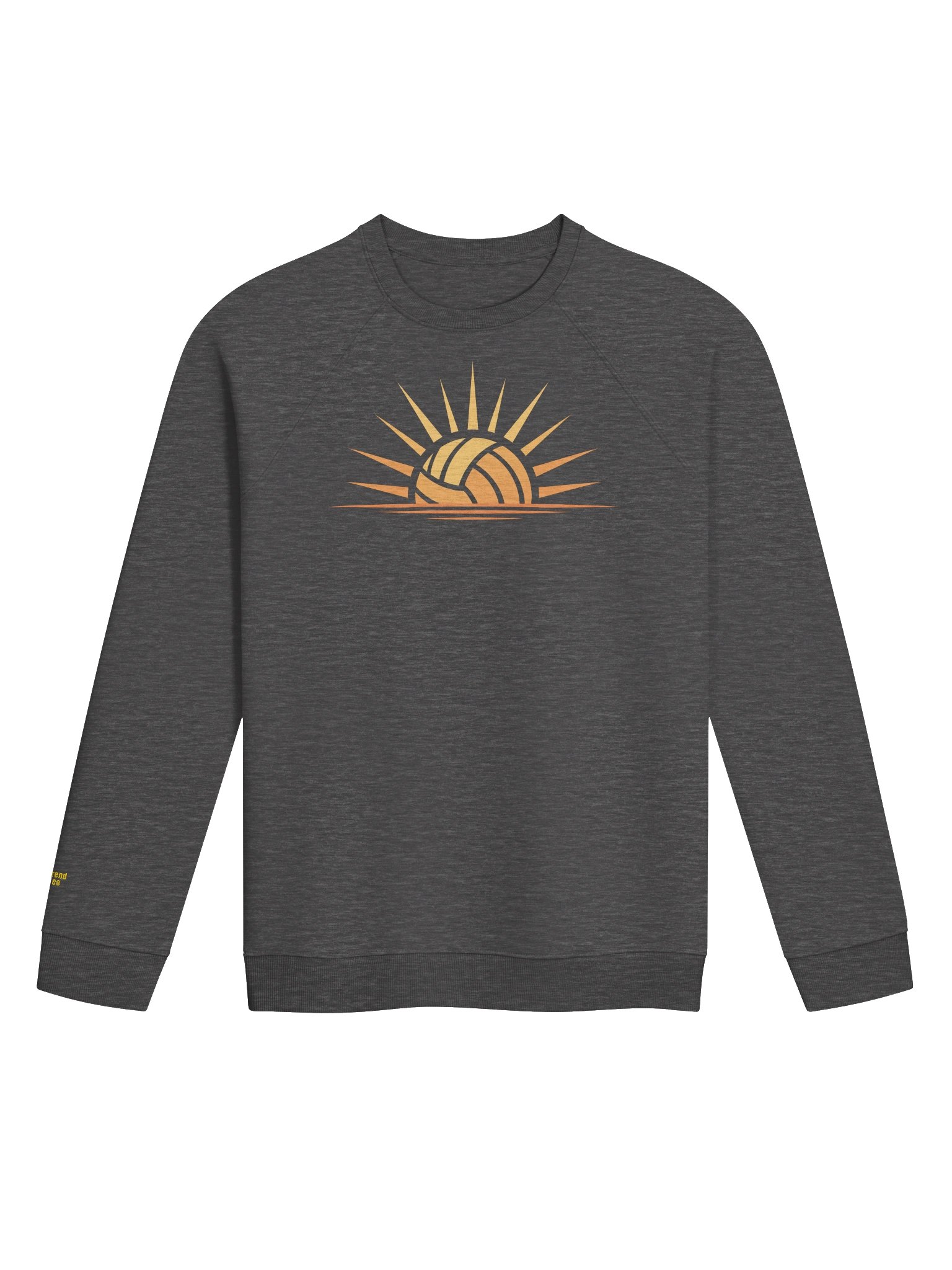The Volleyball Sunrise Organic Raglan Crewneck product image (15)