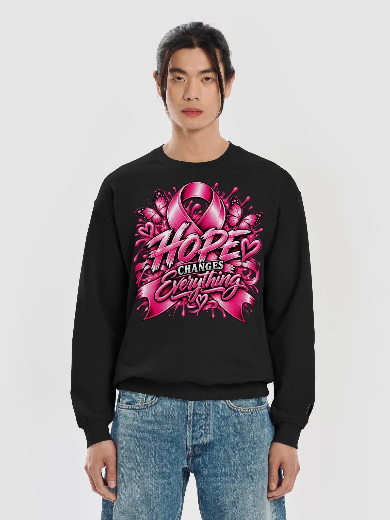 Blacktop Brand Breast Cancer Awareness Crewneck Sweatshirt product image (44)