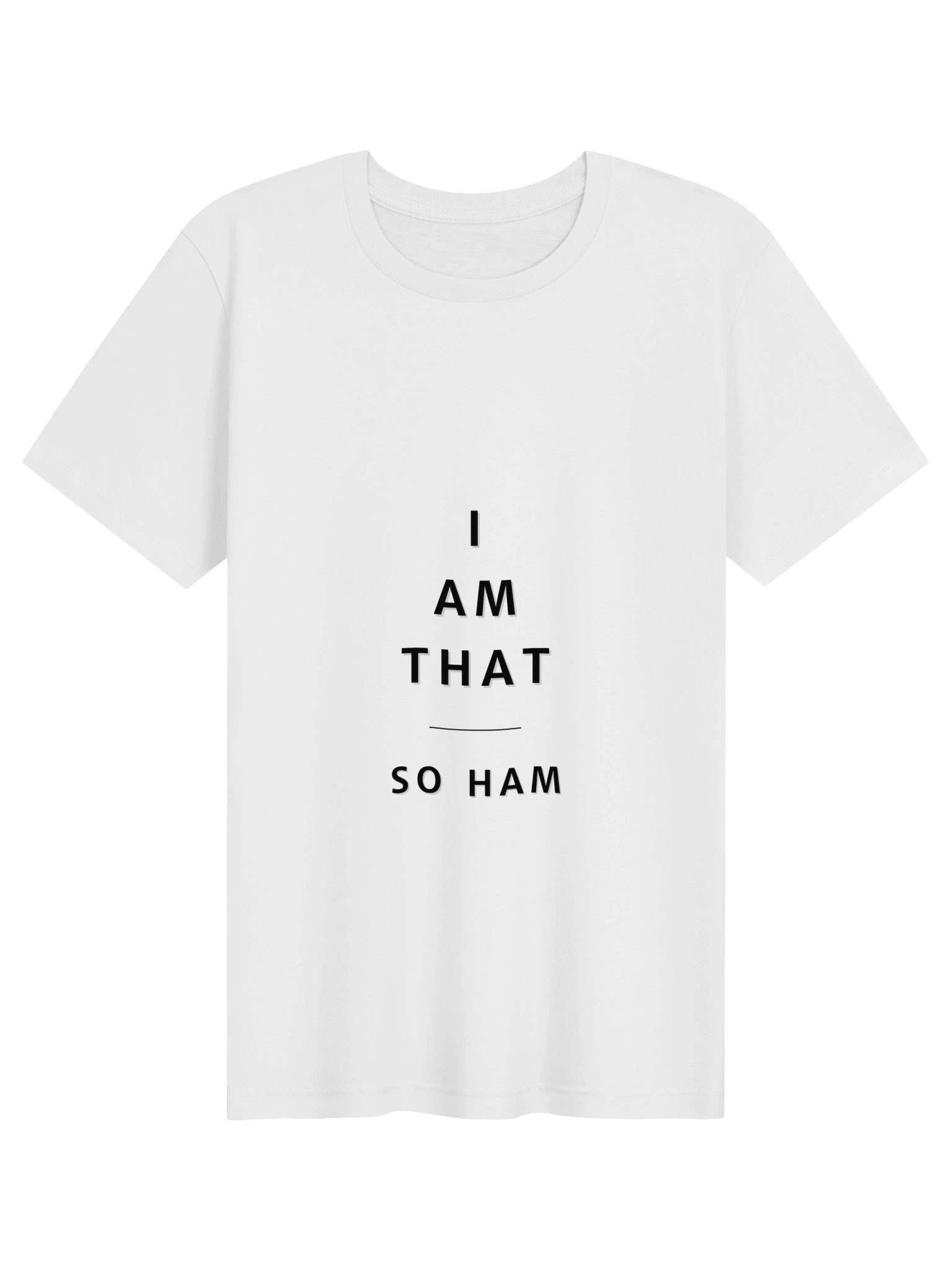 Unisex T-Shirt - SO HAM (Pure Text) product image (2)