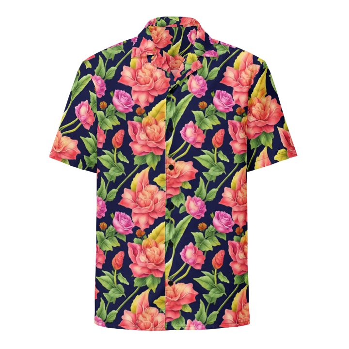 Floral Pattern Ginger Flowers Hawaiian Shirt product image (1)