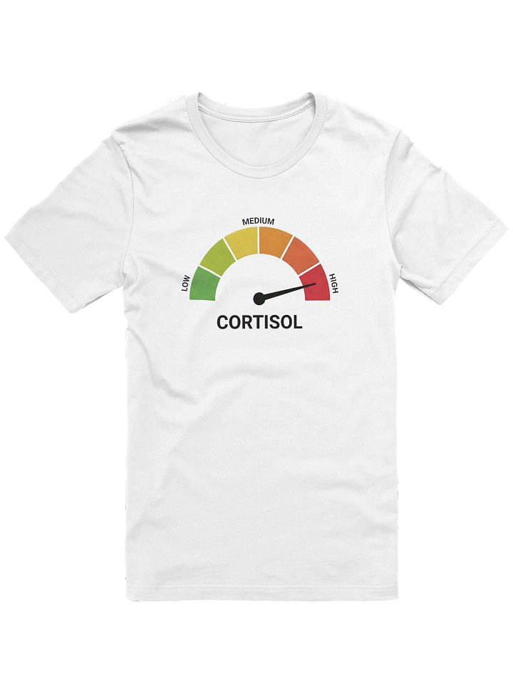 High Cortisol Premium Soft T-Shirt White product image (1)
