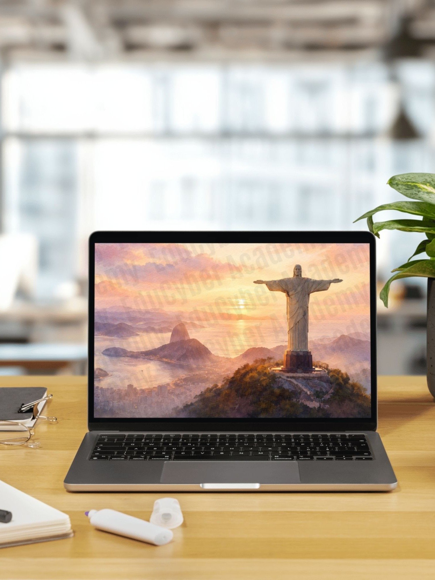 New Wonders of the World Christ the Redeemer Frame TV Art Brazilian Statue Catholic Church Gift and Décor Desktop Laptop Wallpaper Background Image product image (4)