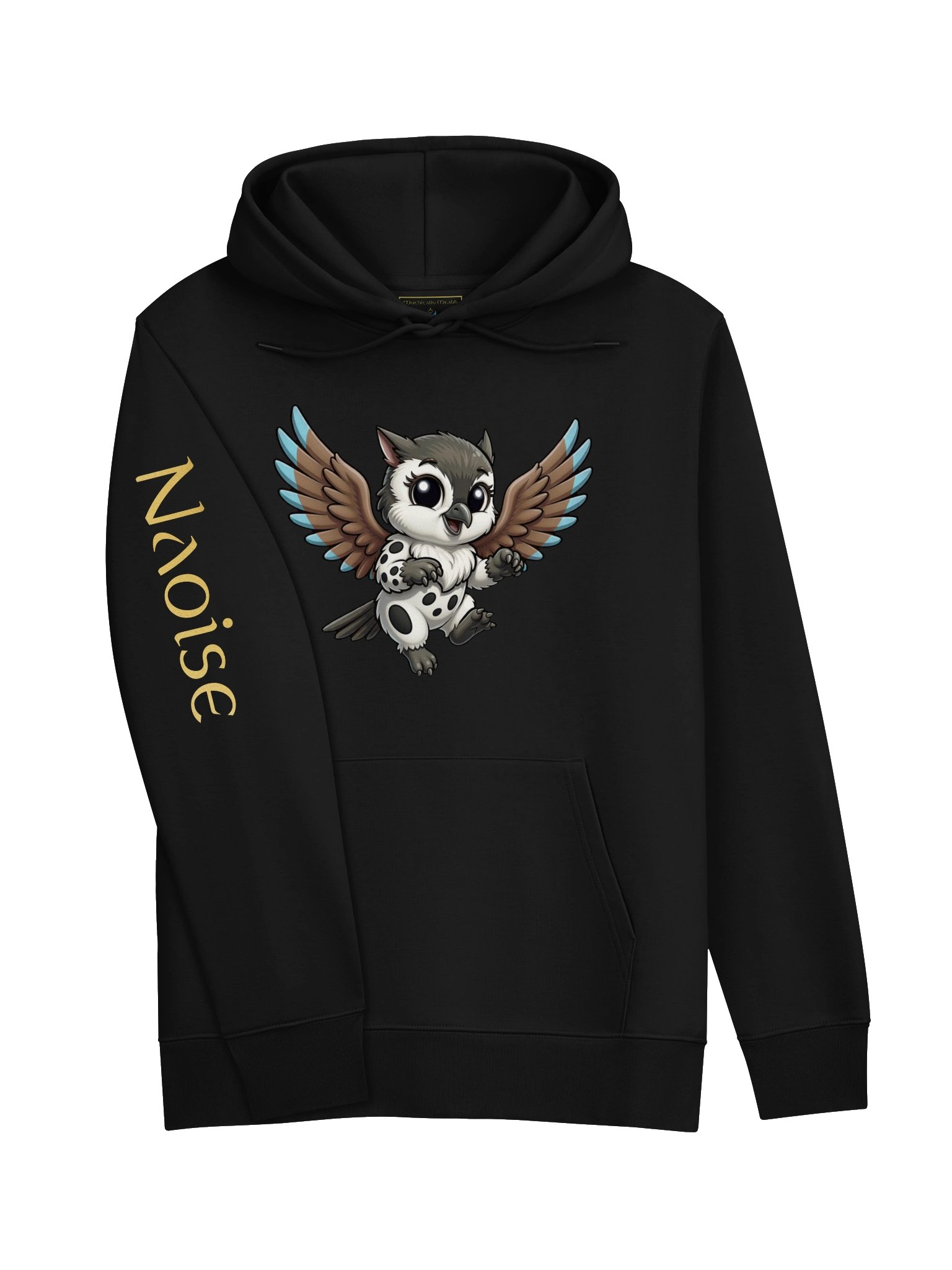 Naoise the Chickadee-Hamster Gryphon | Mythically Meabh Hoodie product image (3)