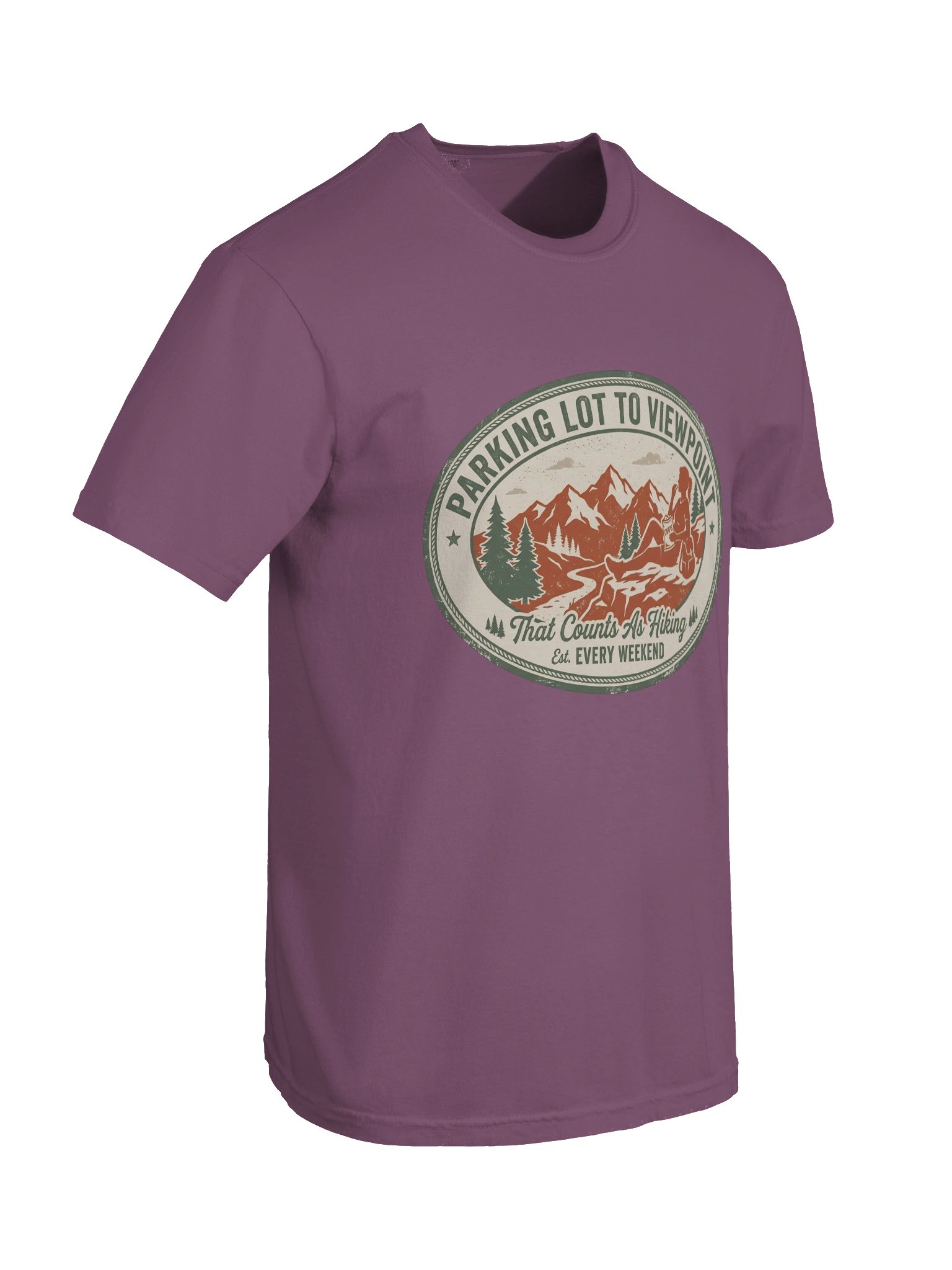 Parking Lot to Viewpoint — Vintage Hiking Graphic Tee product image (71)