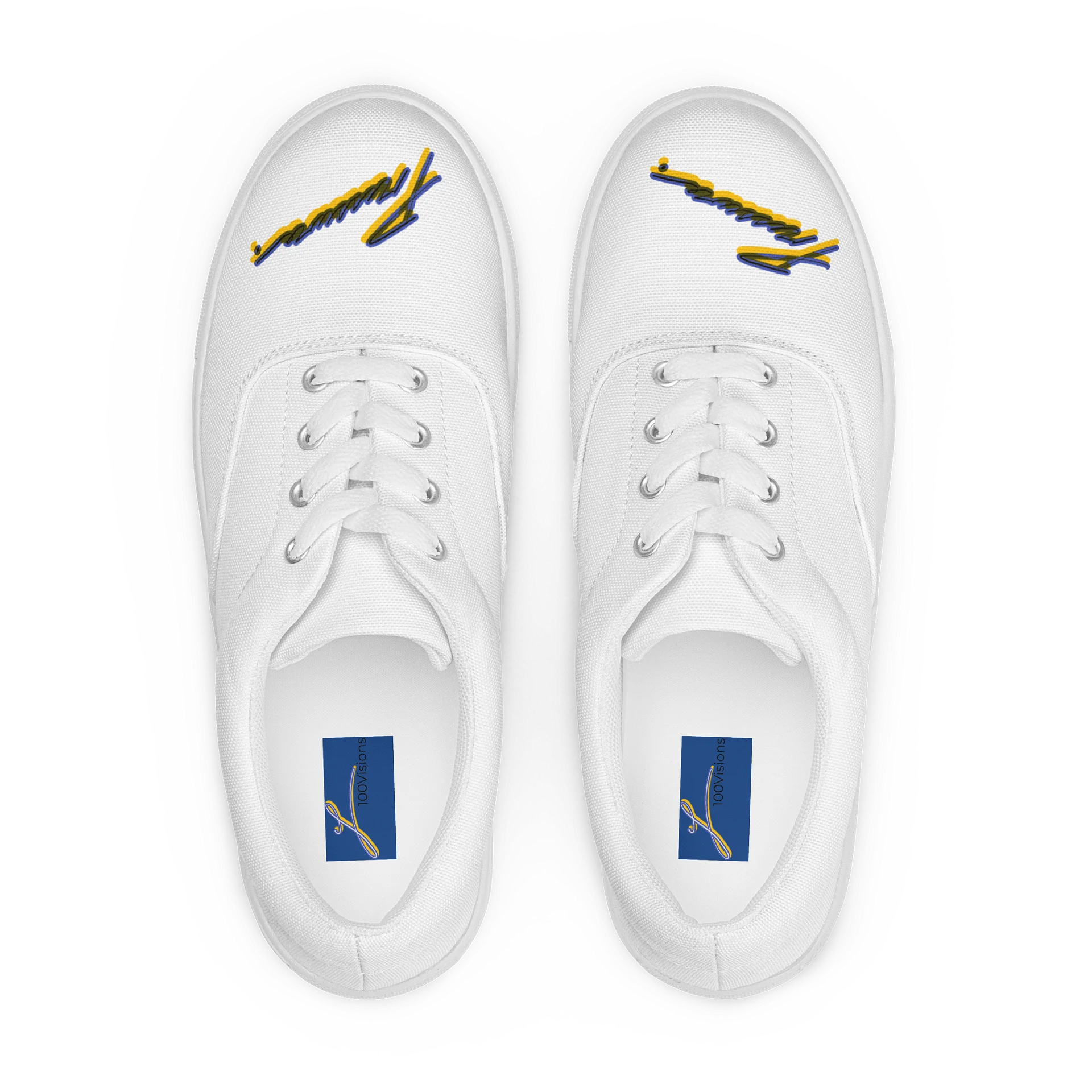 White-Gold Straight Pressure Shoes product image (1)