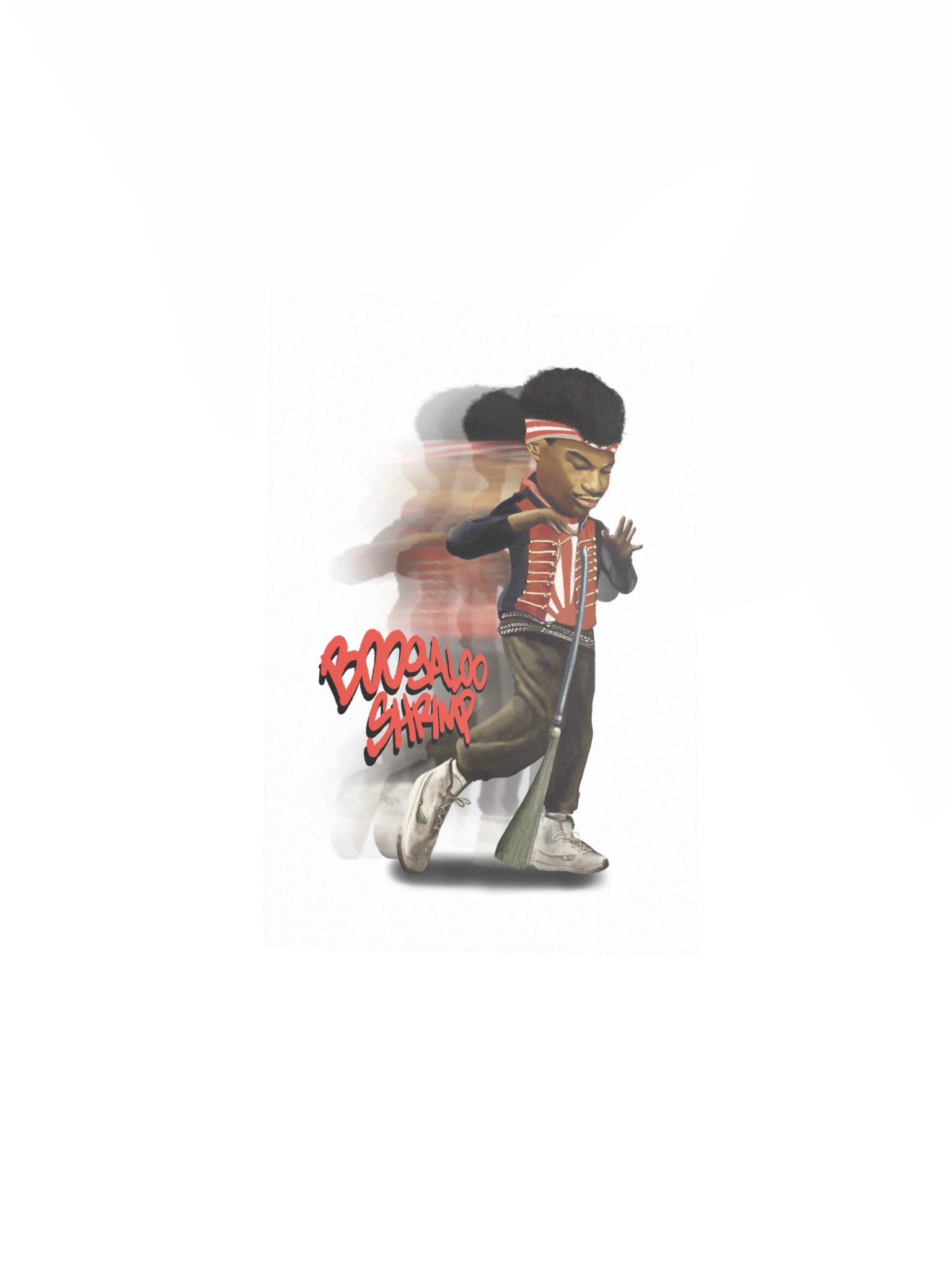 Michael "Boogaloo Shrimp" Chambers in Motion Print product image (3)