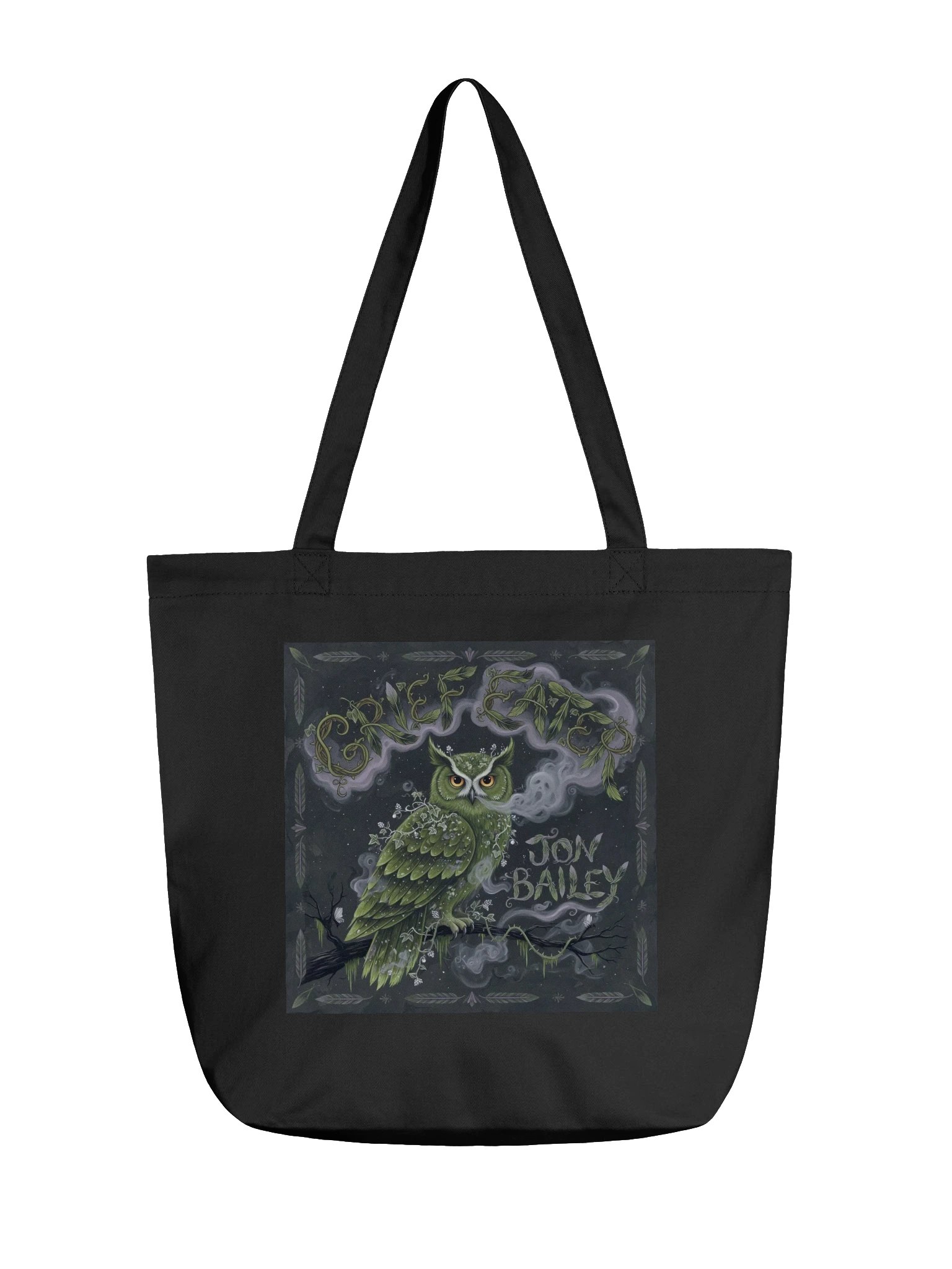 Haunted Bird Tote — Moss Owl product image (1)