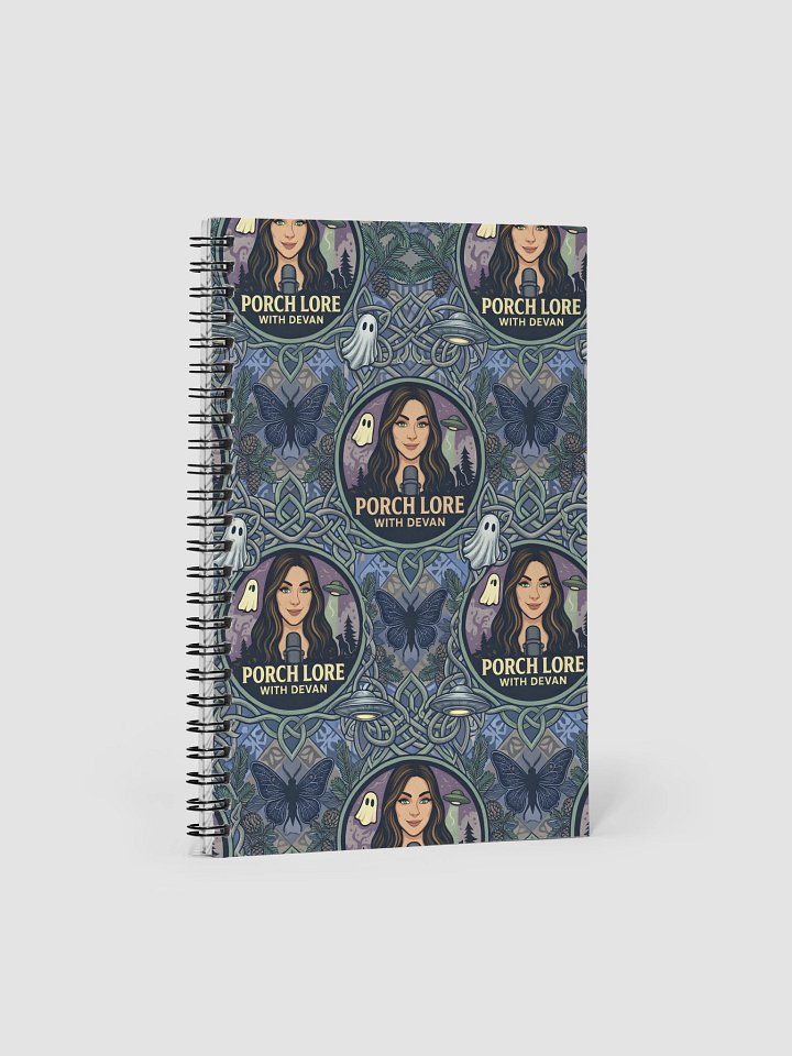 PORCH LORE DEVAN PERIWINKLE MOTH NOTEBOOK product image (1)