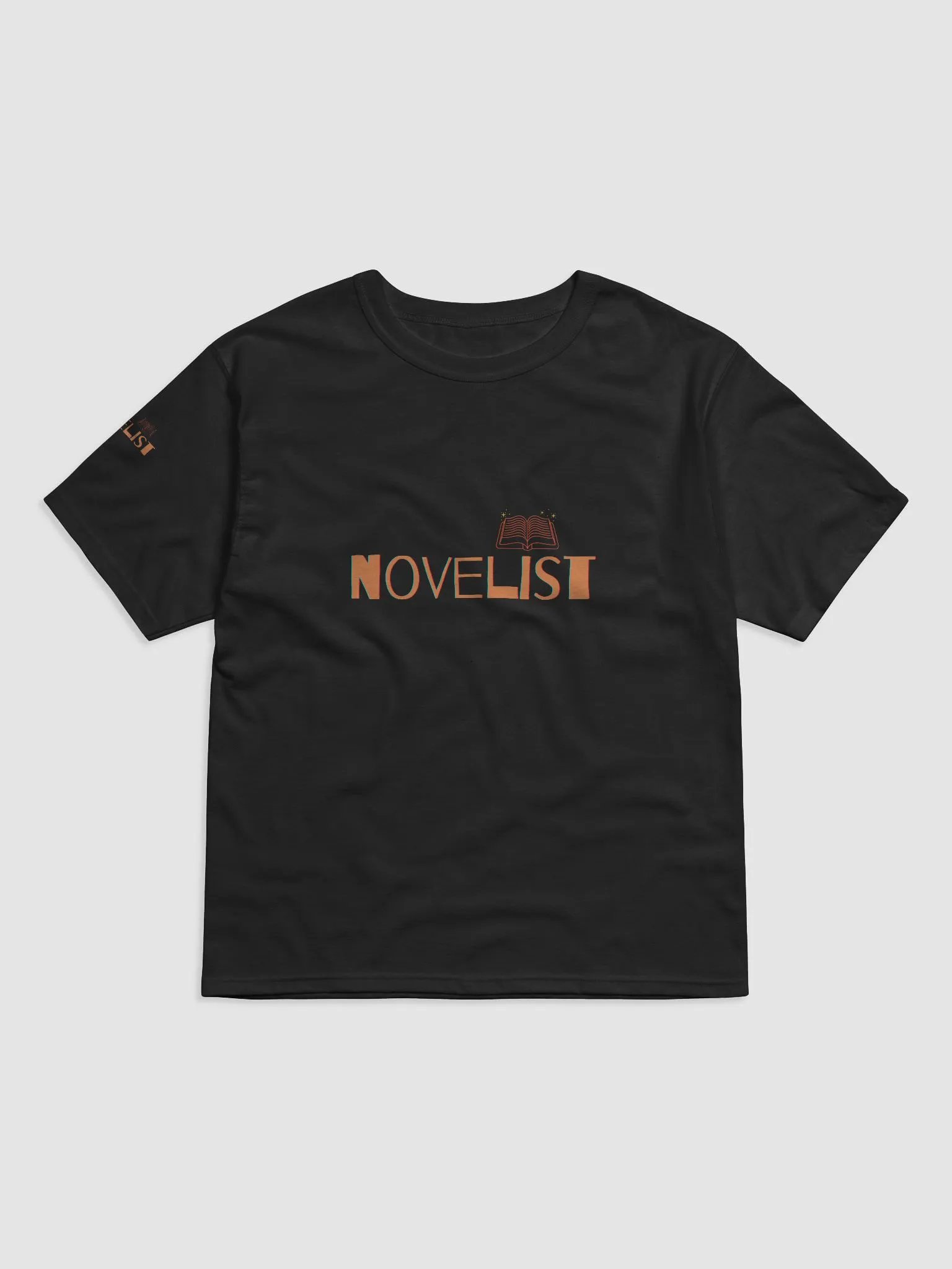 Novelist Orange Text Relaxed Fit T-shirt product image (1)