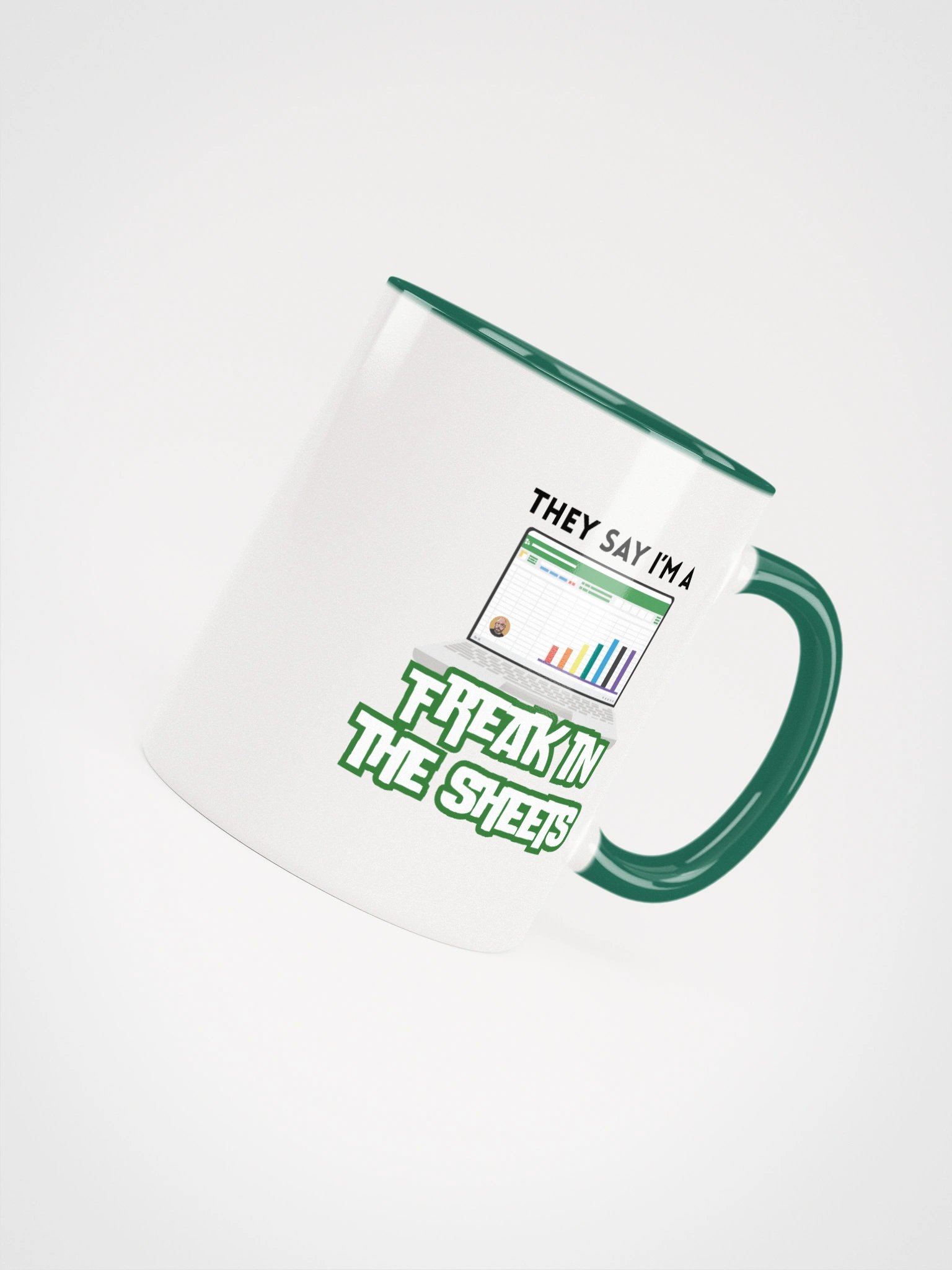 "Freak in the (Spread) Sheets" Mug product image (4)