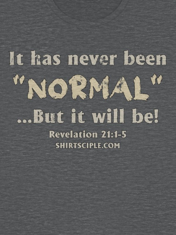 It has never been normal T-Shirt product image (2)