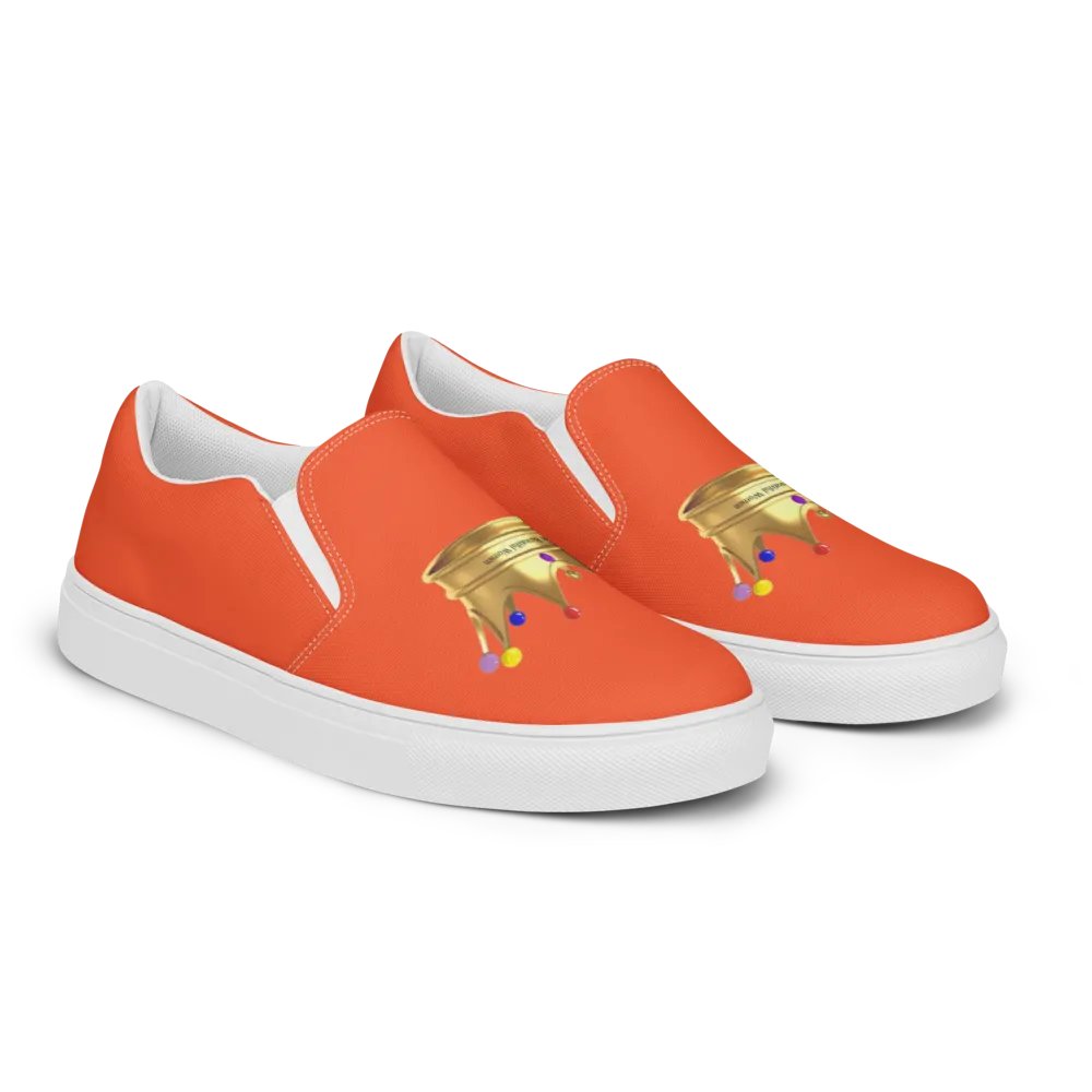 Queendom Beautiful Women Crown Canvas Shoes /Orange (TM) product image (5)