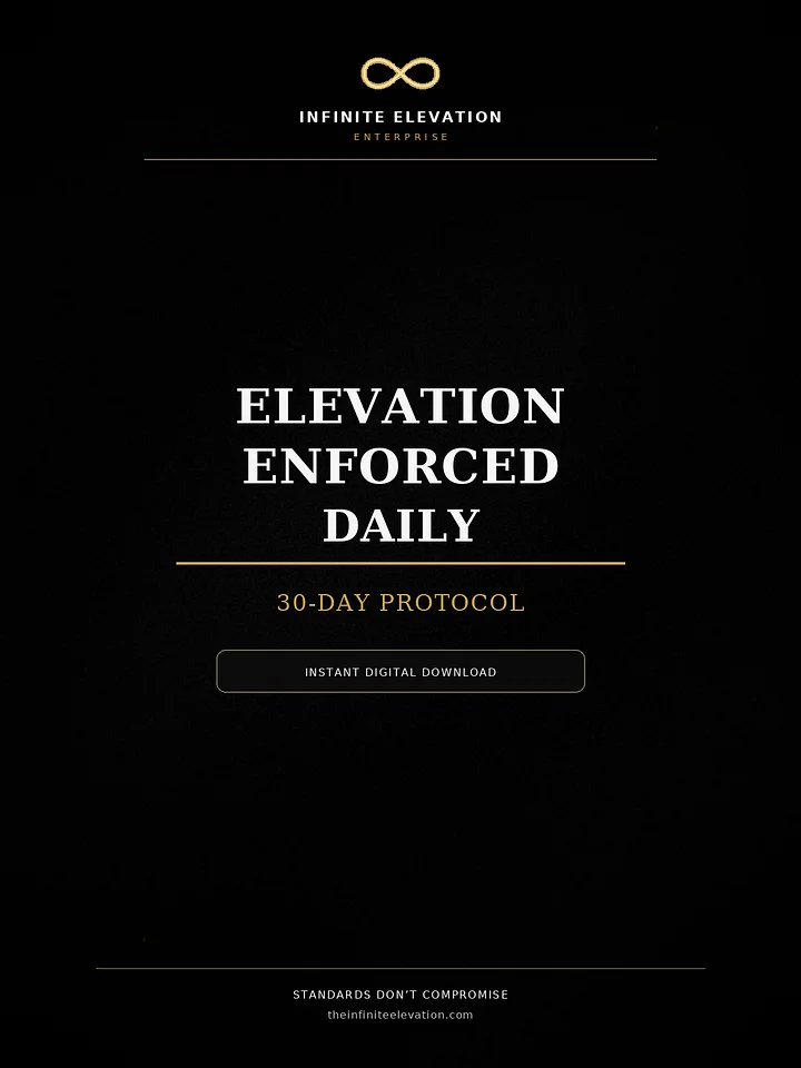 Elevation Enforced Daily: 30-Day Protocol & Selfcare Workbook (pdf) product image (1)