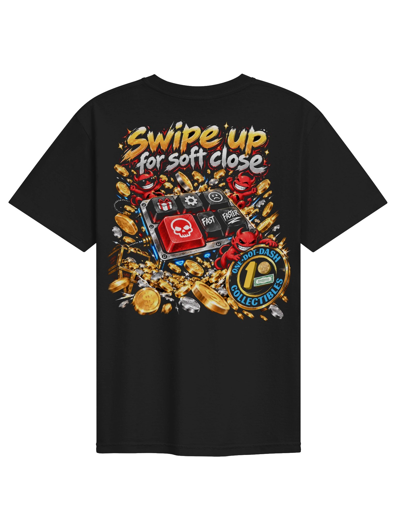 Swipe Up For Soft Close Logo Heavyweight Tee product image (1)