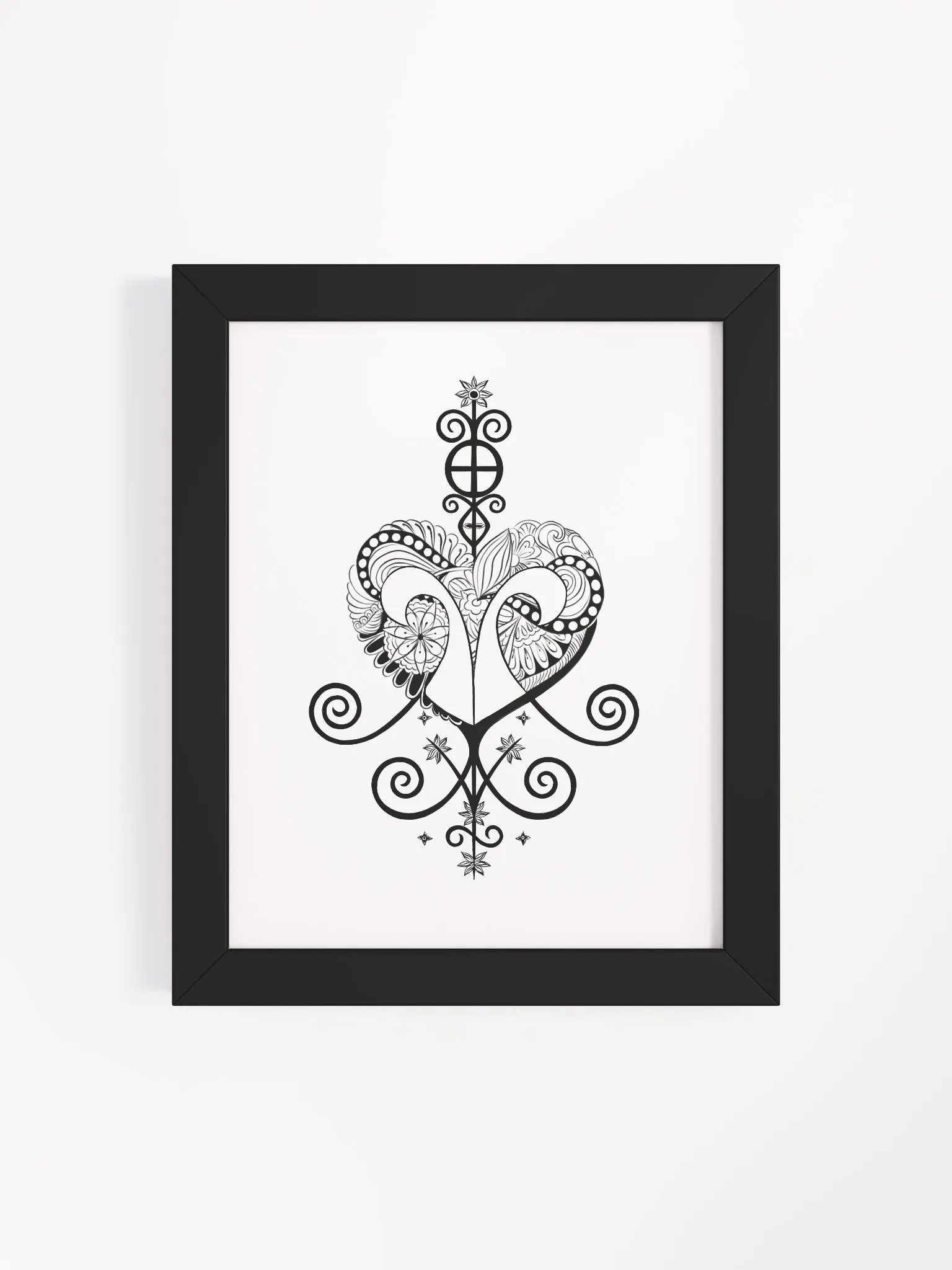 Frame with Erzulie Freda vèvè product image (4)