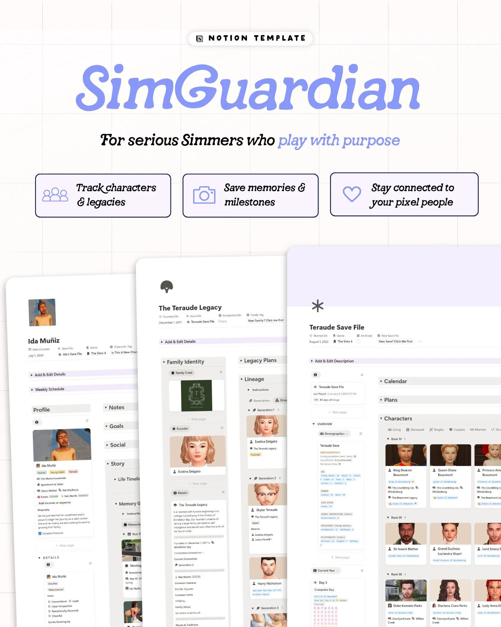 SimGuardian: Living Archive & Save Management System for Serious Simmers product image (1)