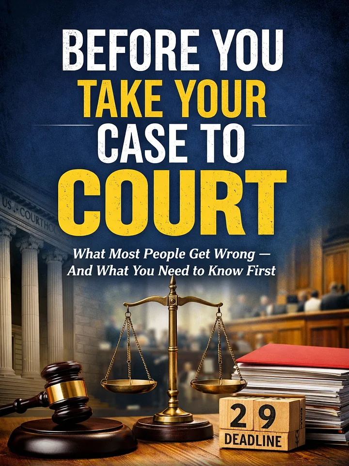 Before You Take Your Case to Court What Most People Get Wrong — And What You Need to Know First product image (1)