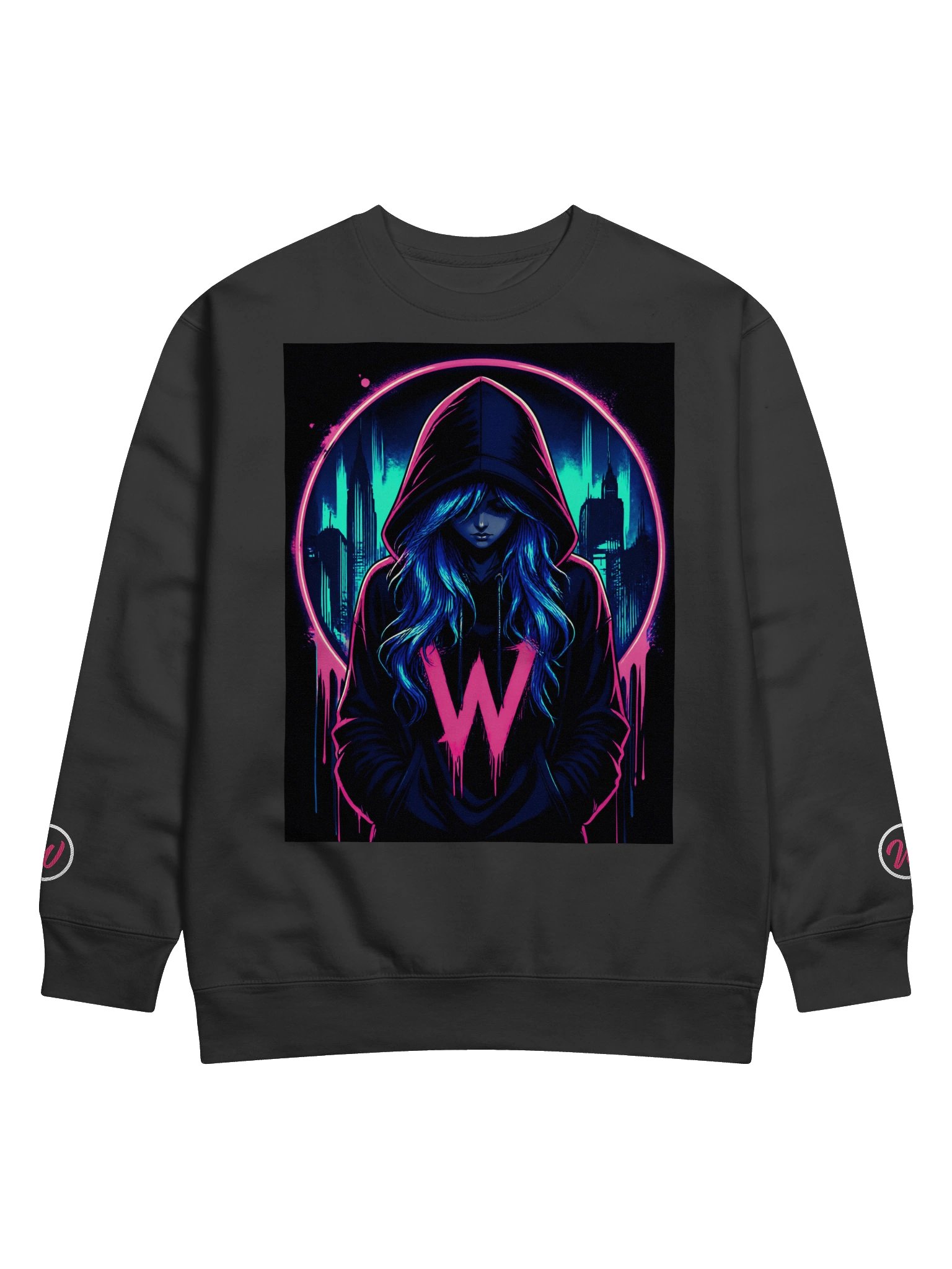 Neon Cyper Punk Girl Crew product image (64)