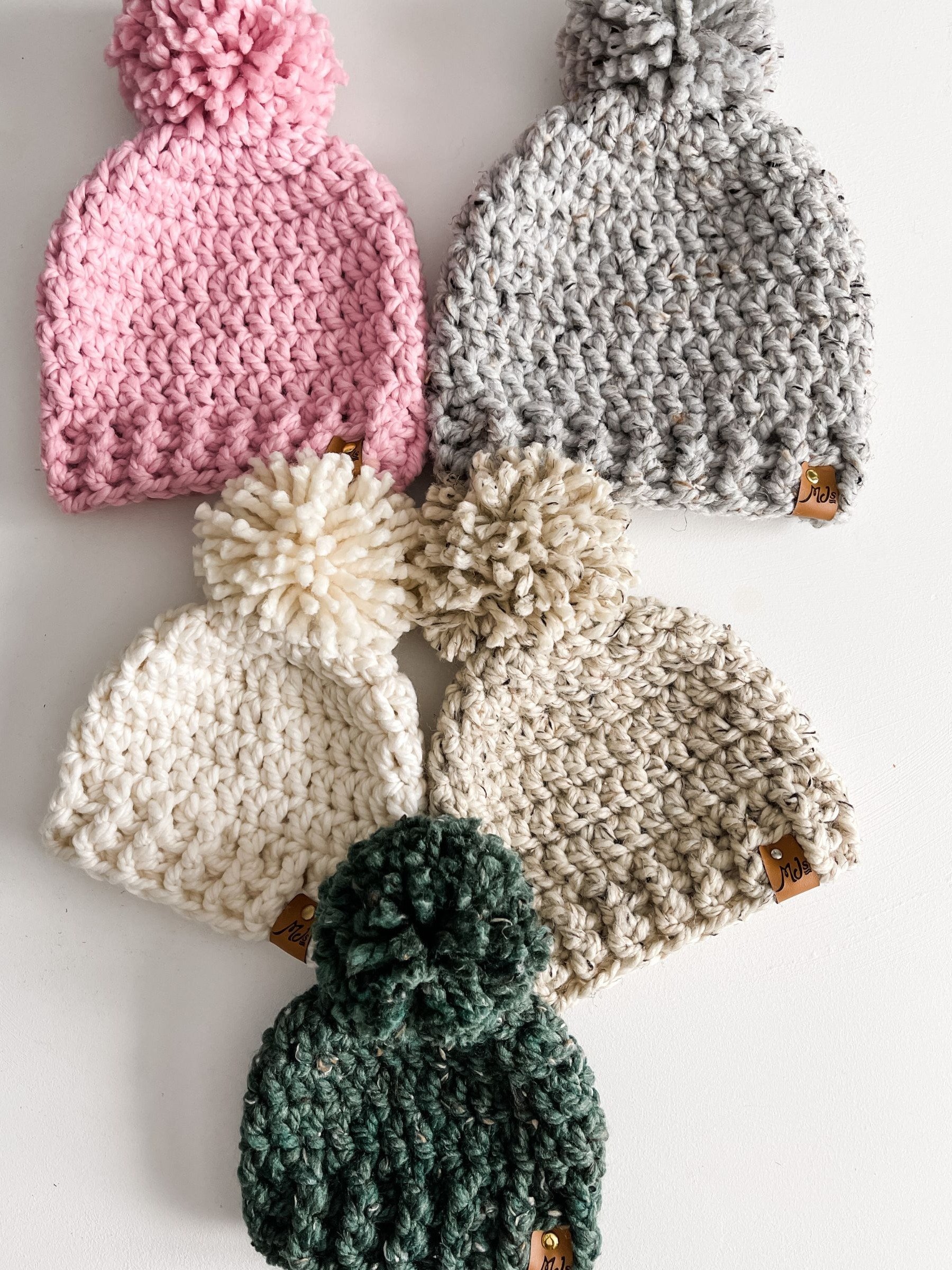 Beginner Bulky Beanie Crochet Pattern product image (6)