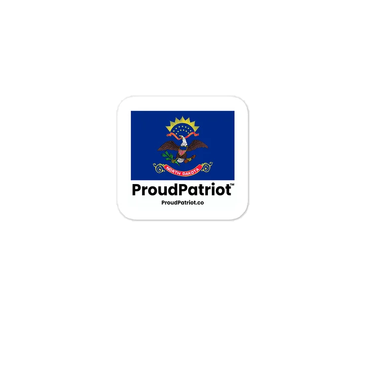 North Dakota State Flag Vinyl Sticker product image (1)