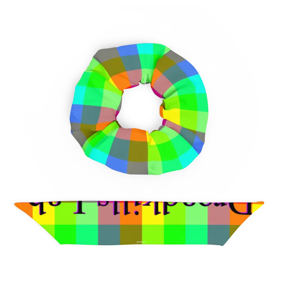 Rainbow Checkers Scrunchy product image (5)
