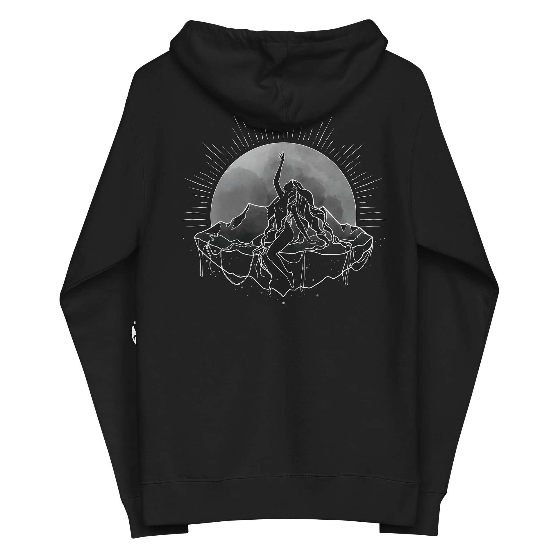 𝖌𝖆𝖎𝖆 fleece zip-up hoodie product image (1)
