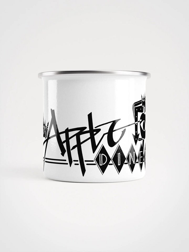 King Apple Diner (Black) ✦ Enamel Mug product image (2)