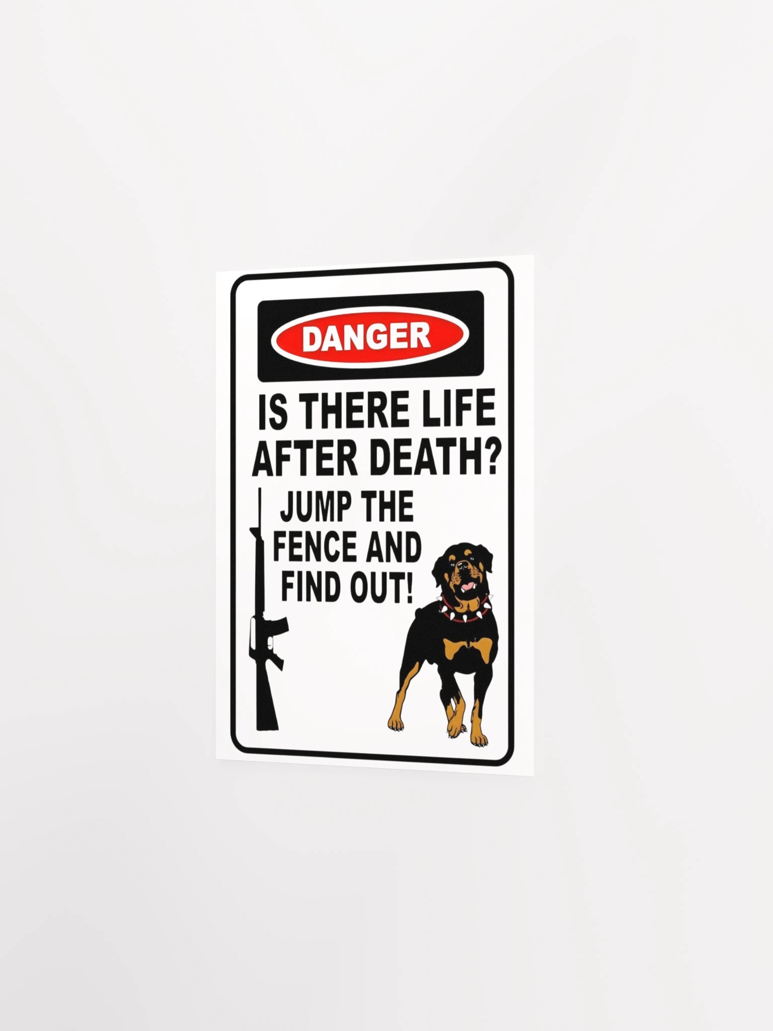 Rottweiler Danger Poster product image (14)