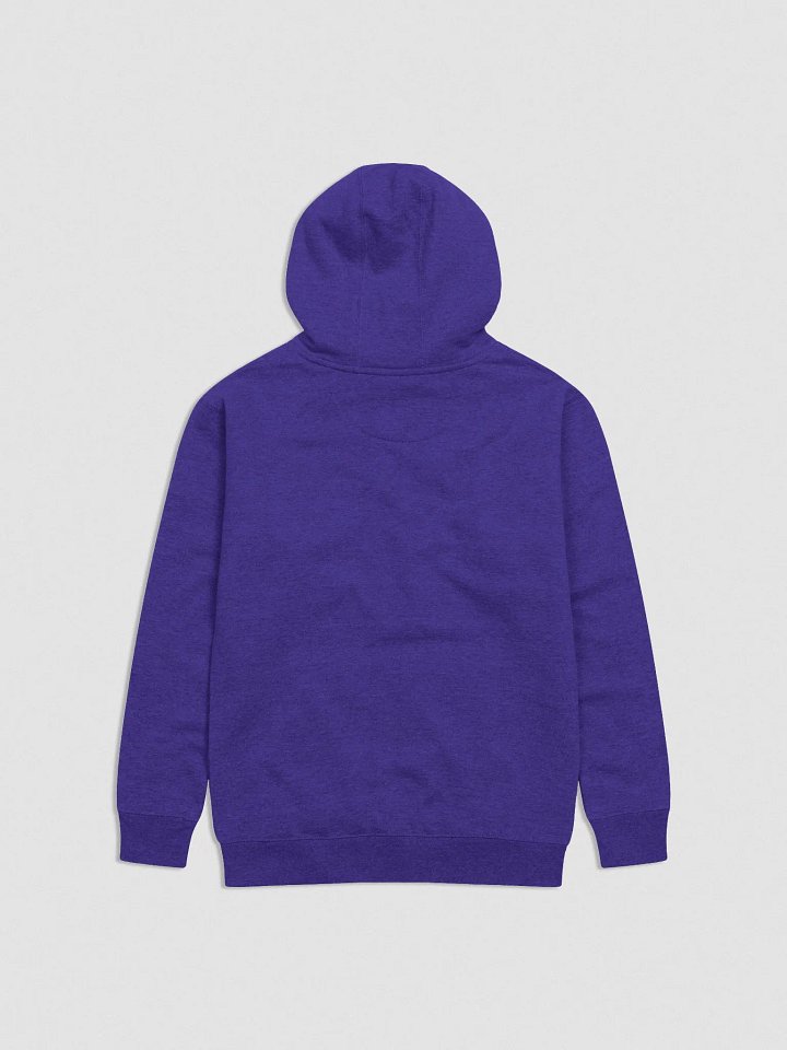ON THE SPECTRUM lined design (lg., white and purple) embroidered heavyweight hoodie product image (22)