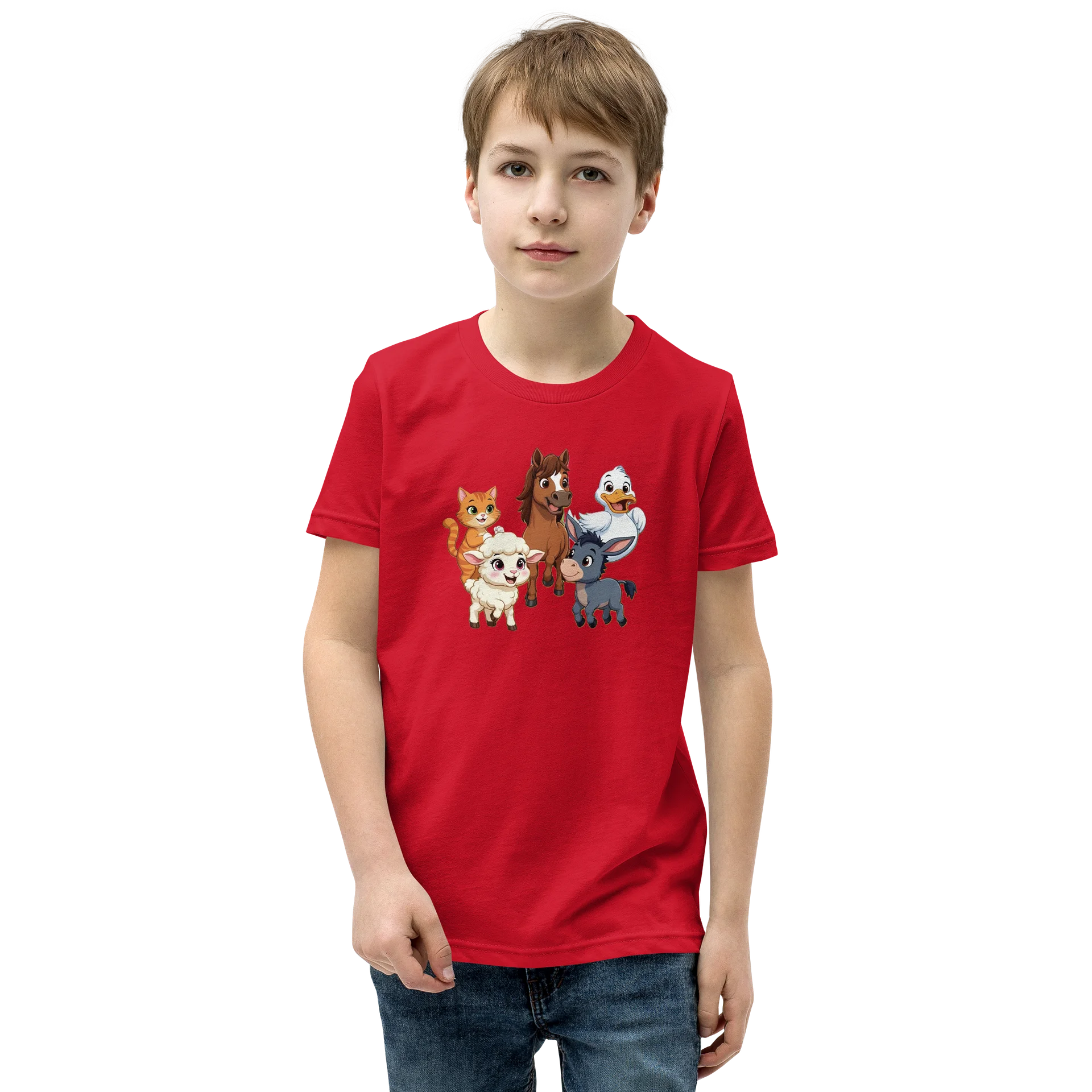 Farm Friends Cartoon Youth Tee product image (1)
