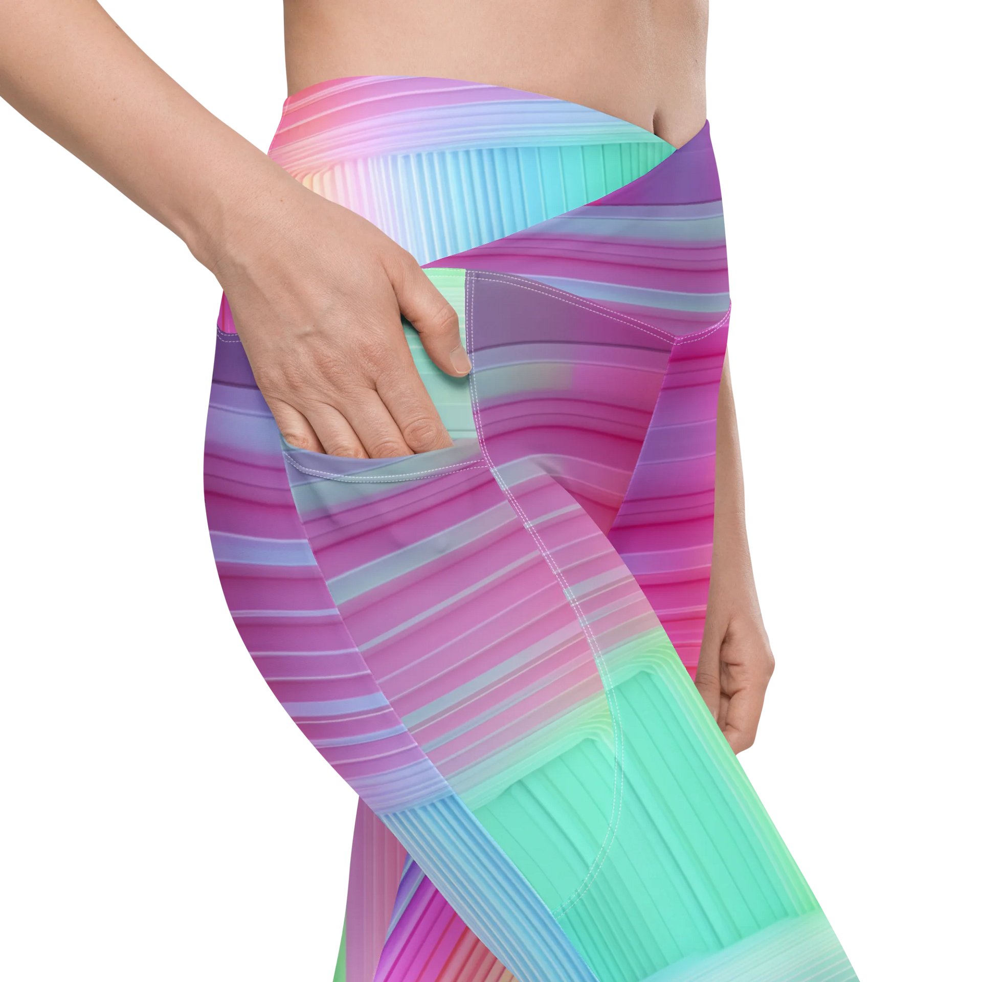 Surreal Spectrum Crossover Leggings product image (10)
