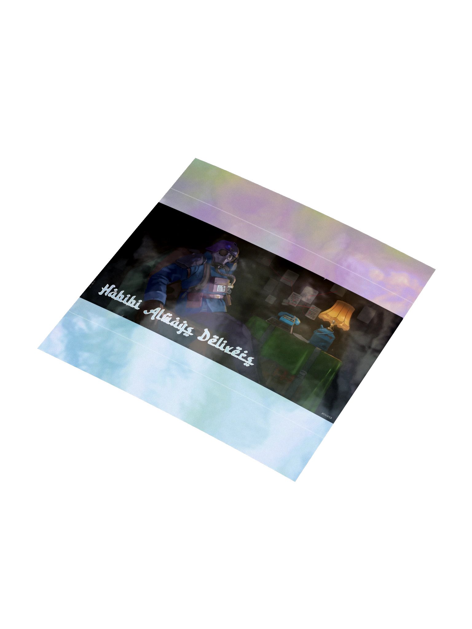 Habibi Always Delivers Holo Sticker | QuicksandGM