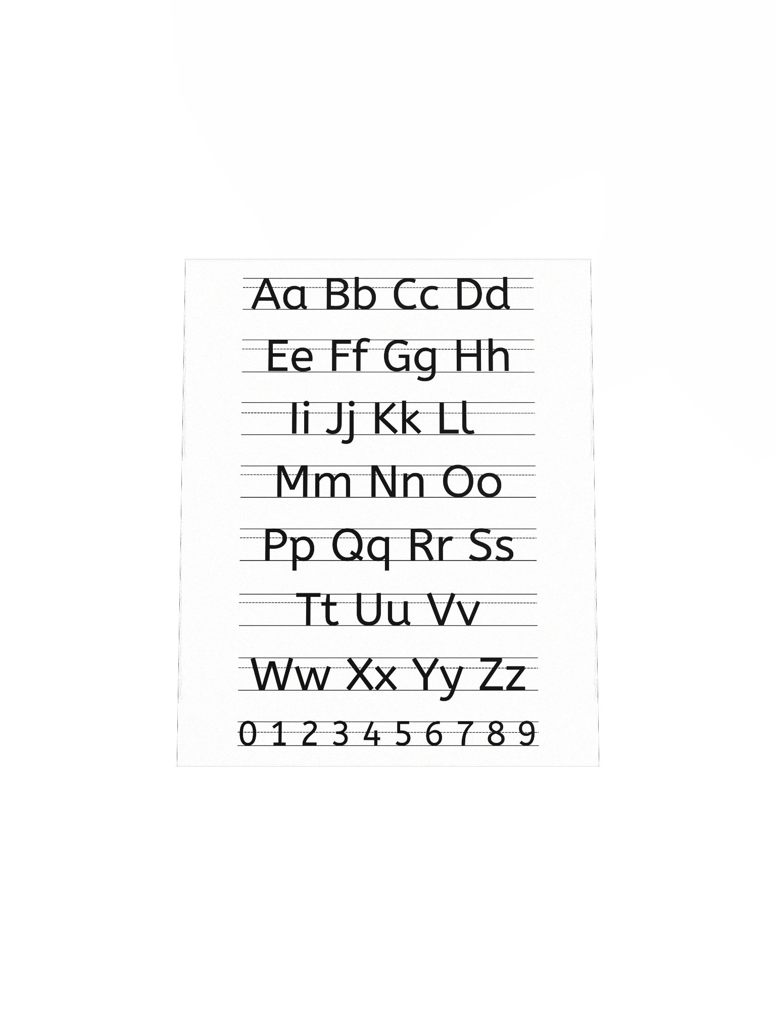 Print Alphabet Reference Chart — Wall Poster product image (5)