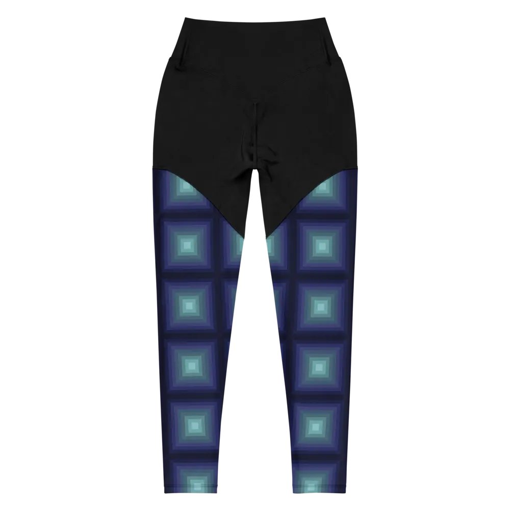 Blue 3D Gradient Squares product image (8)