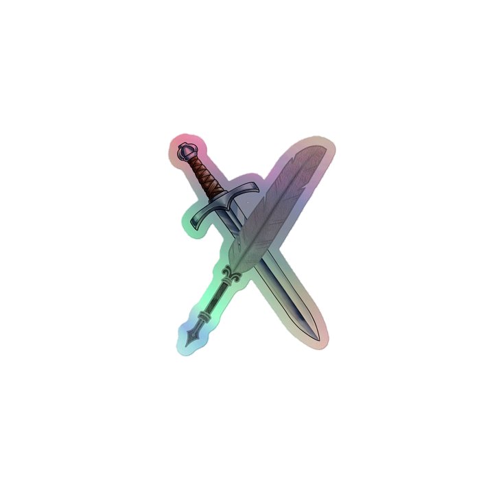Sword and Quill Sticker product image (1)
