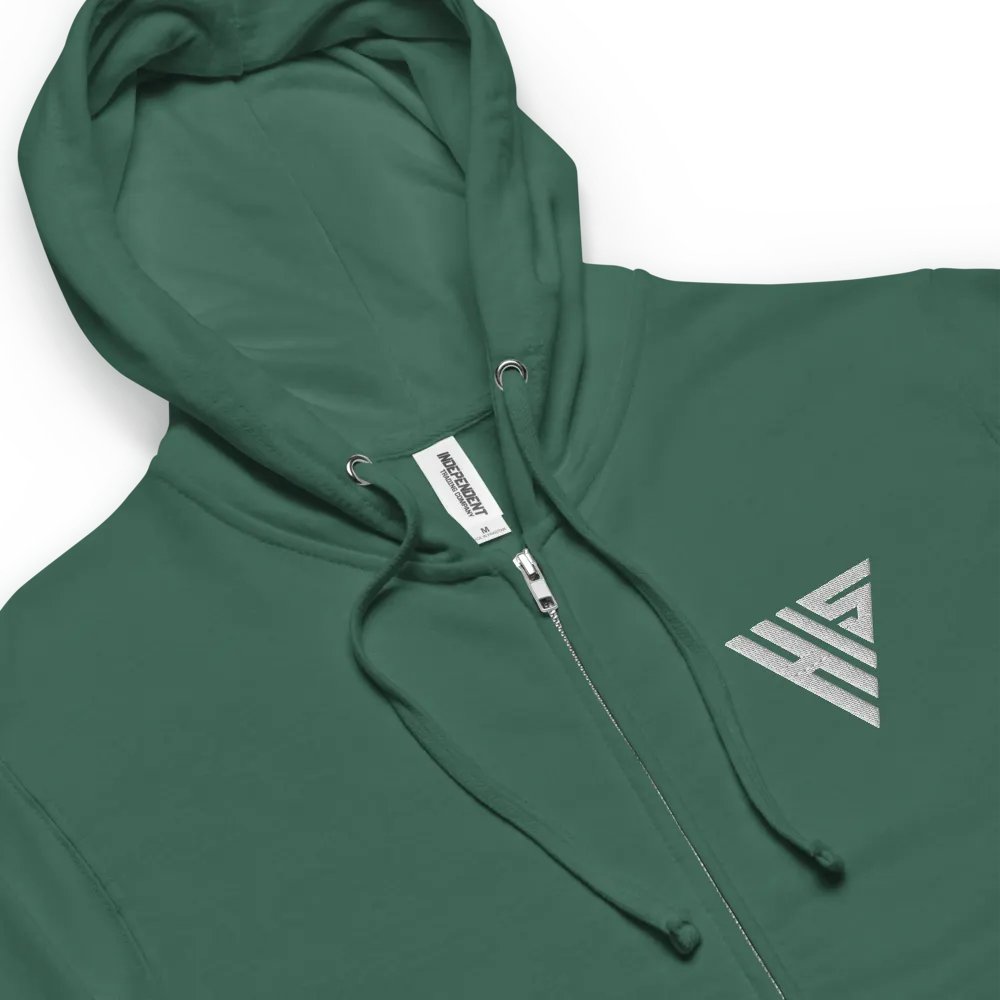HEYIMSTEVE EMBLEM Urban Explorer Fleece Zip-Up Hoodie product image (29)
