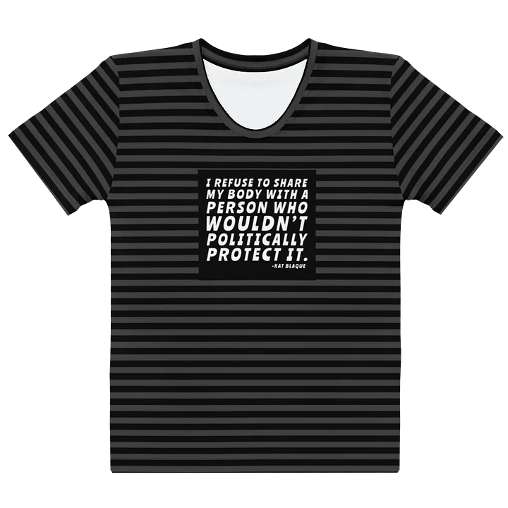Stripped Political Protection Designer Tee product image (1)