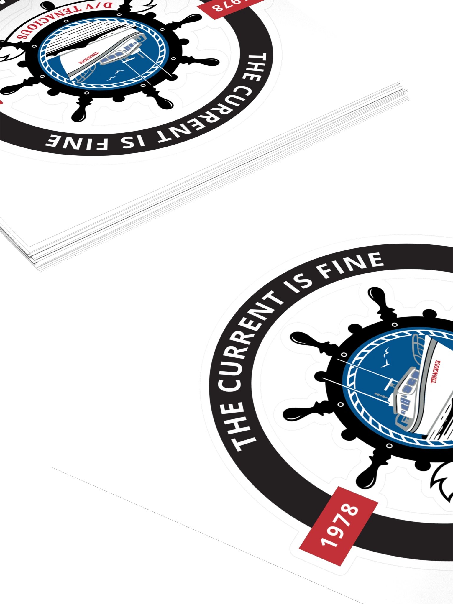 Current is fine - Fundraiser Sticker product image (4)