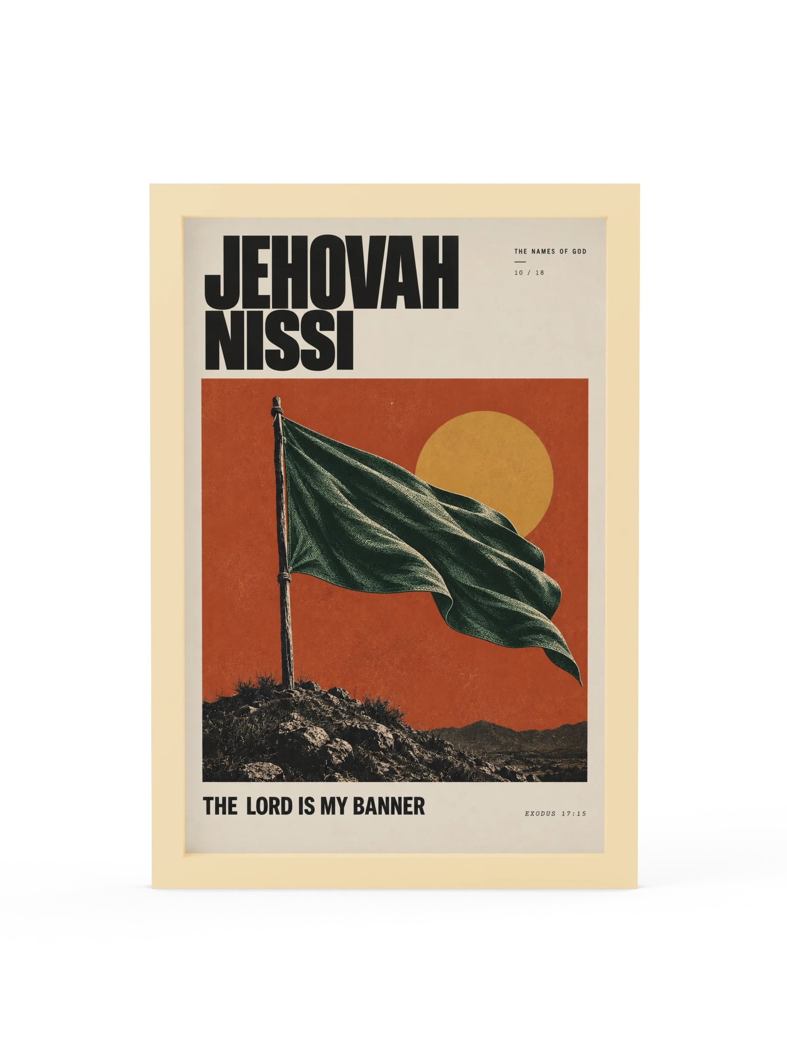 Jehovah Nissi | Names of God Framed Print product image (1)