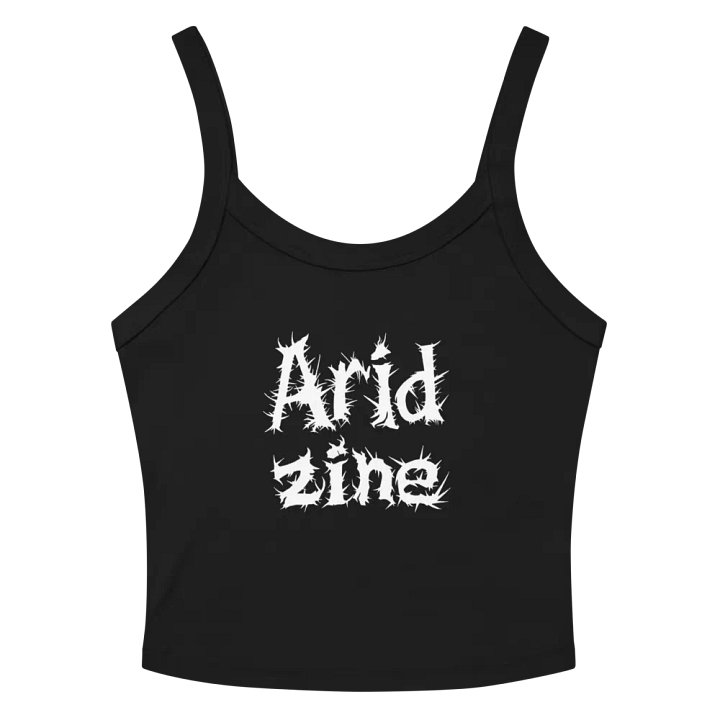 Arid Zine logo tank top product image (2)