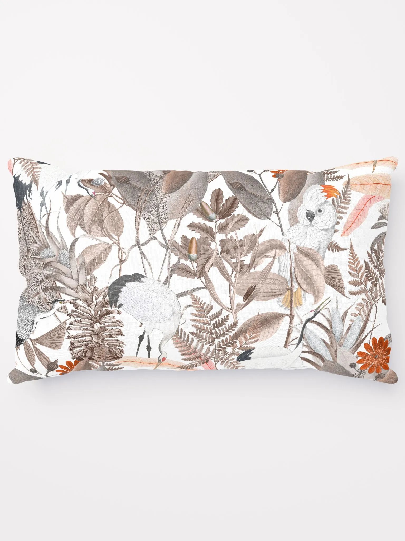 White Ecotone Throw Pillow product image (5)