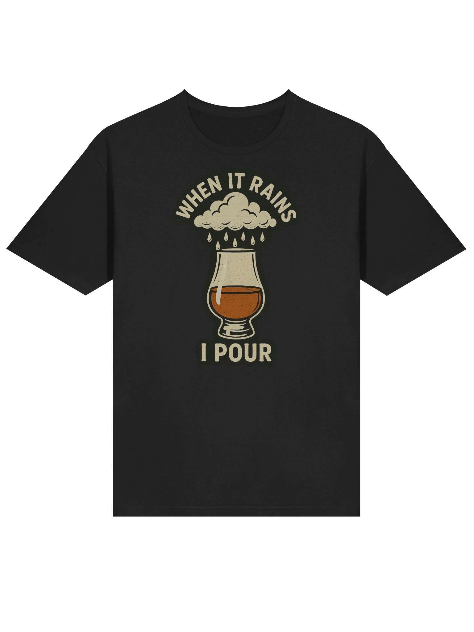 When It Rains I Pour Whiskey Weather Shirt product image (3)