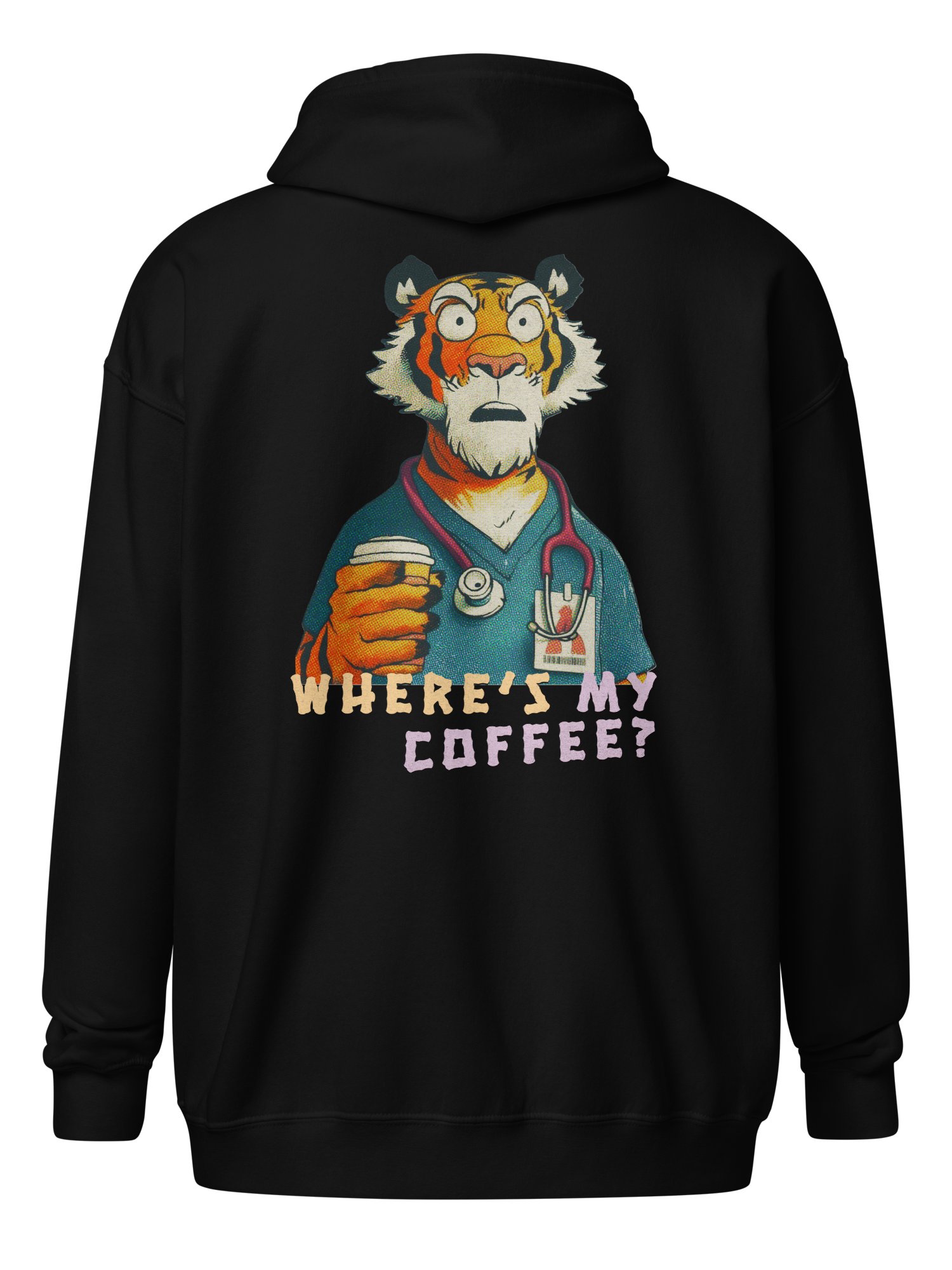 Nurse Coffee Zip Hoodie for Nursing Students product image (38)