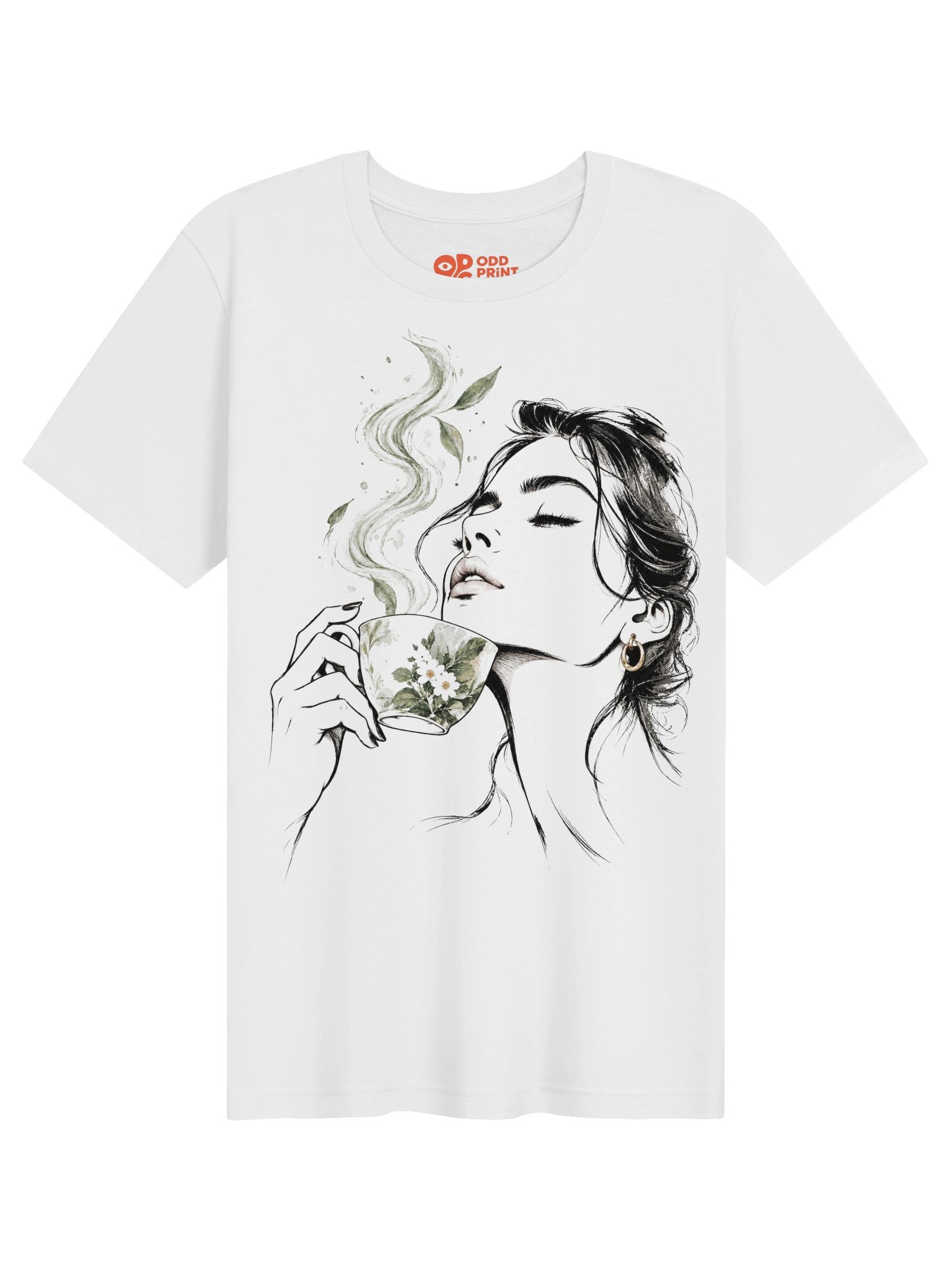 THE TEA AFFAIR - Botanical Portrait Art T-Shirt product image (12)