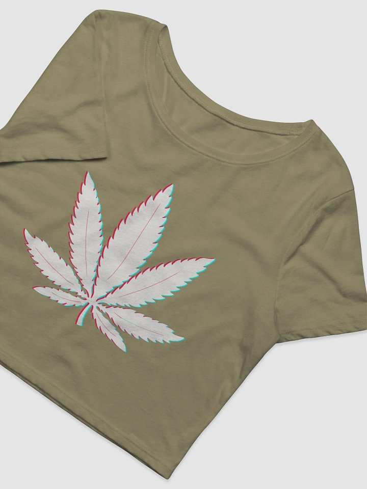大麻 Cannabis 3D Cyberpunk Japanese Crop Top product image (2)
