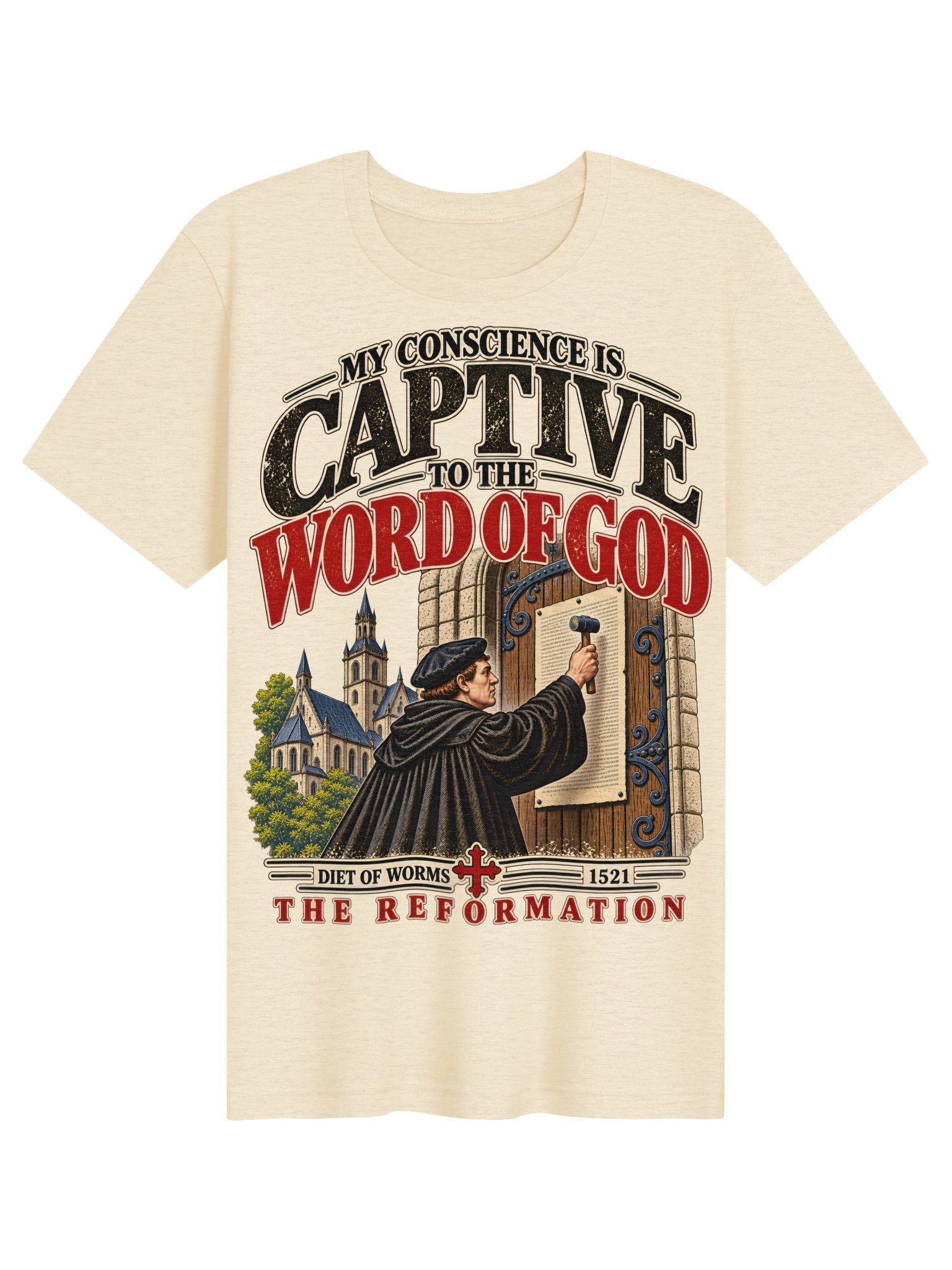 Here I Stand — Captive to the Word | Reformation T-Shirt product image (43)