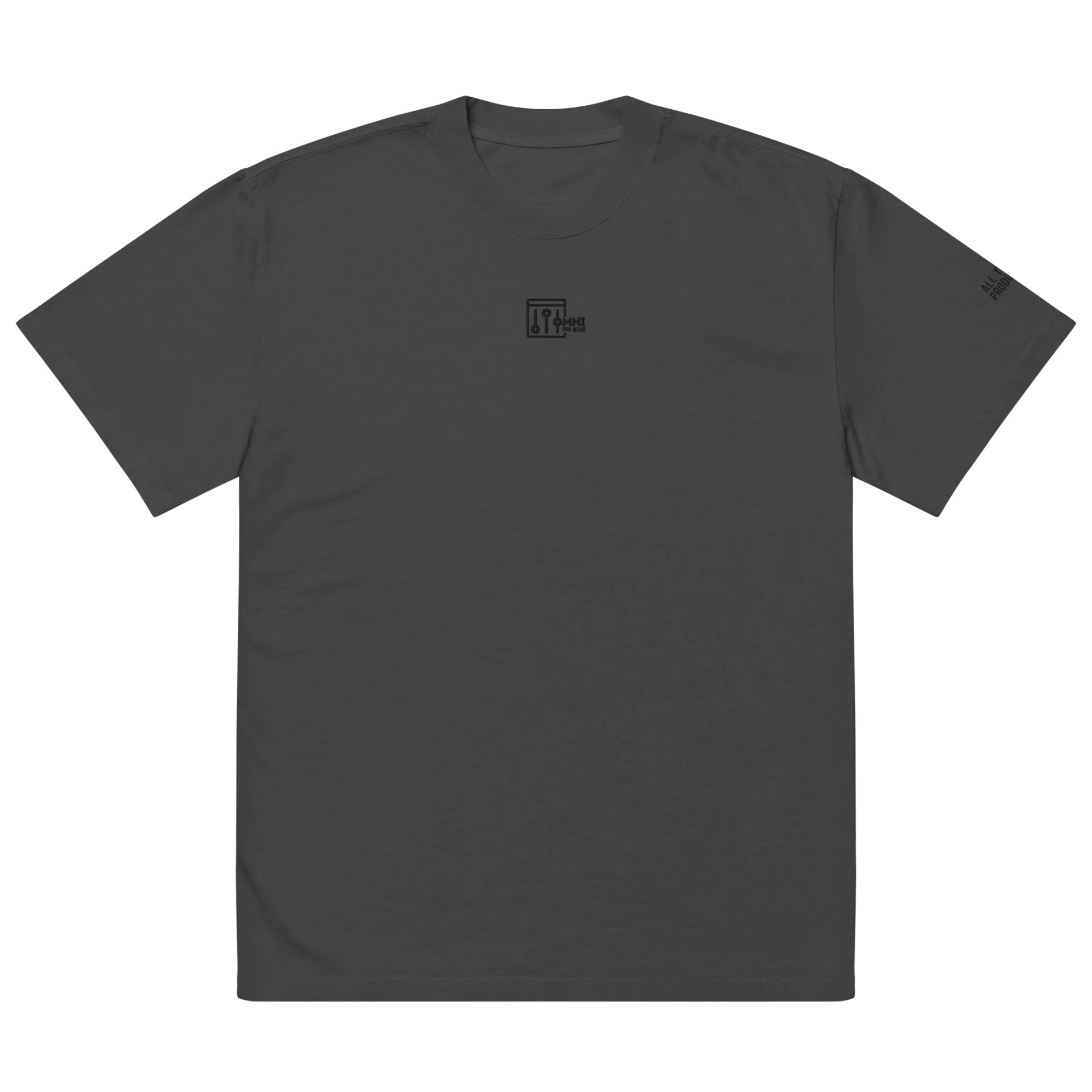 omni black oversized T-shirt product image (9)
